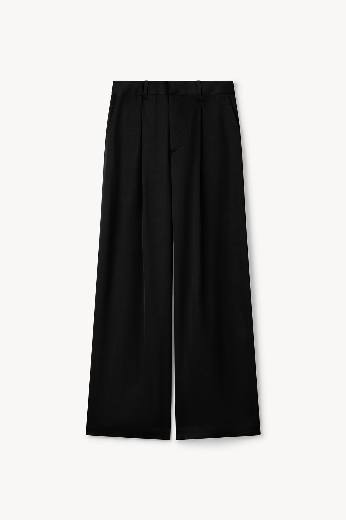 The Lorna shiny pleat pants