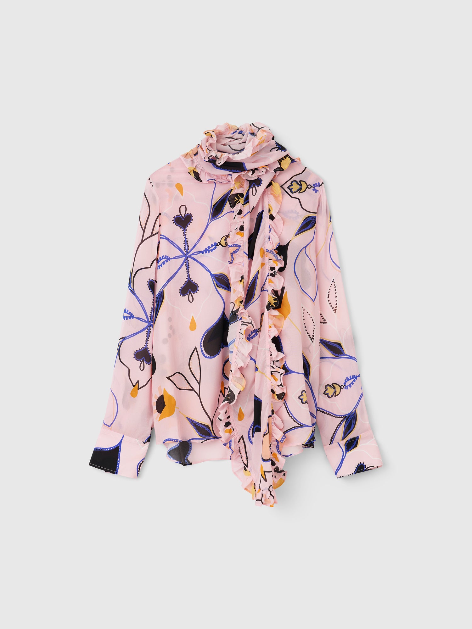 The Meryl bow tie blouse in Love Letter