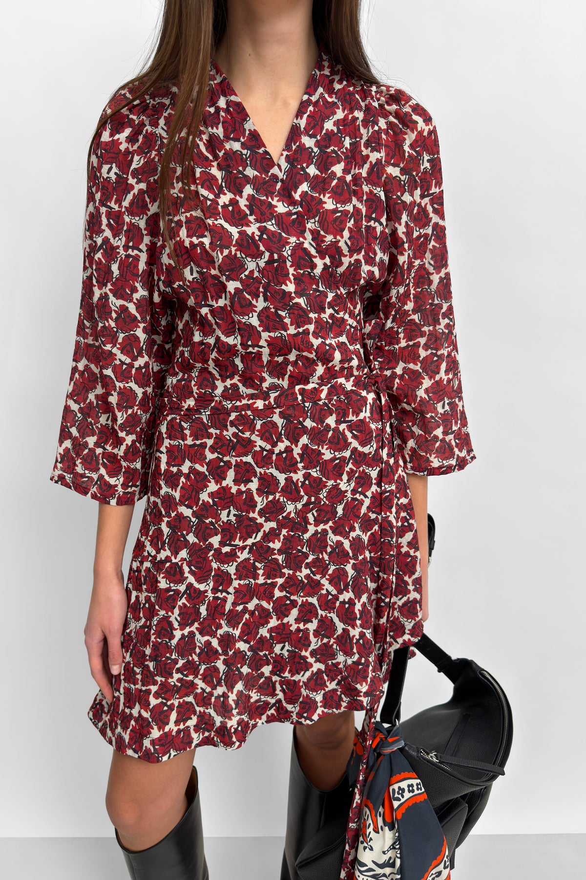 The Milia mini-wrap dress