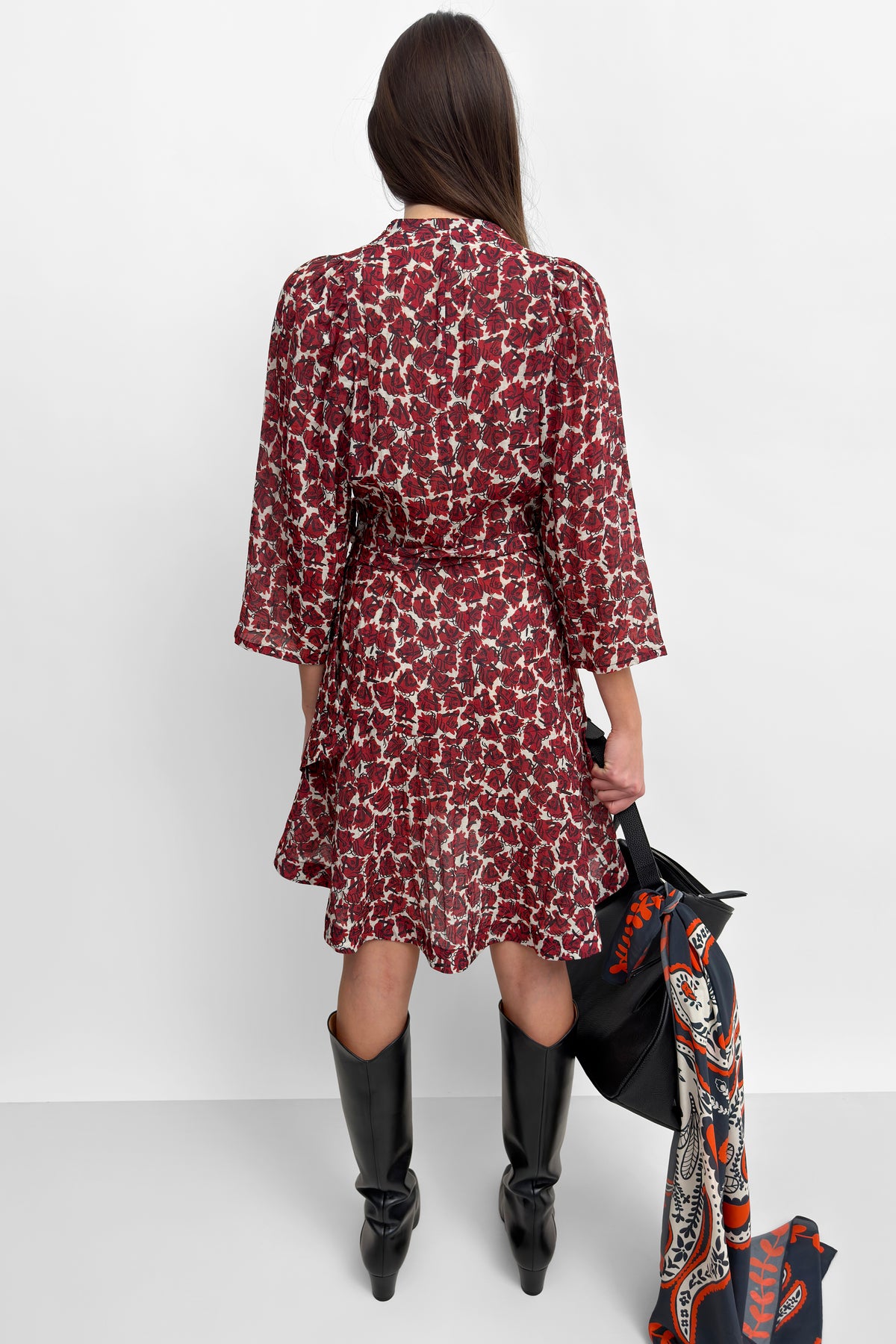 The Milia mini-wrap dress