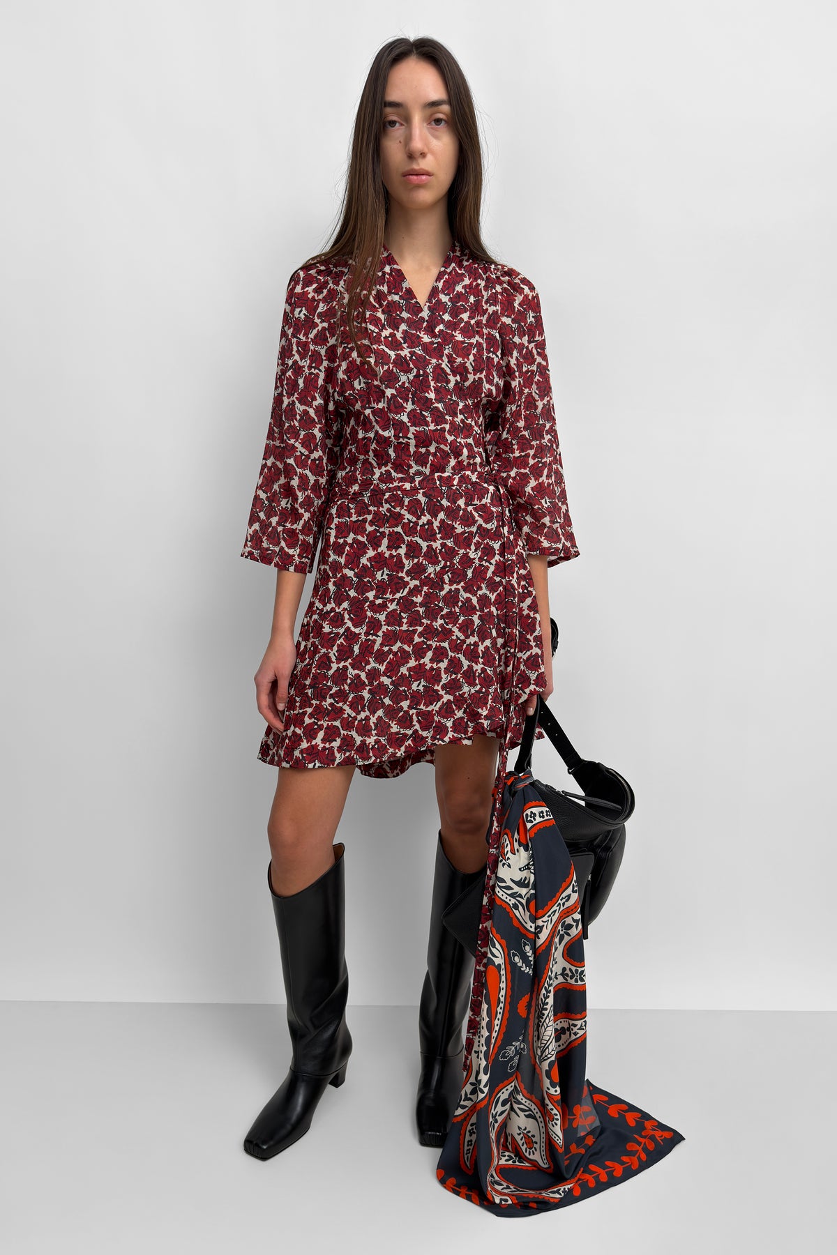 The Milia mini-wrap dress