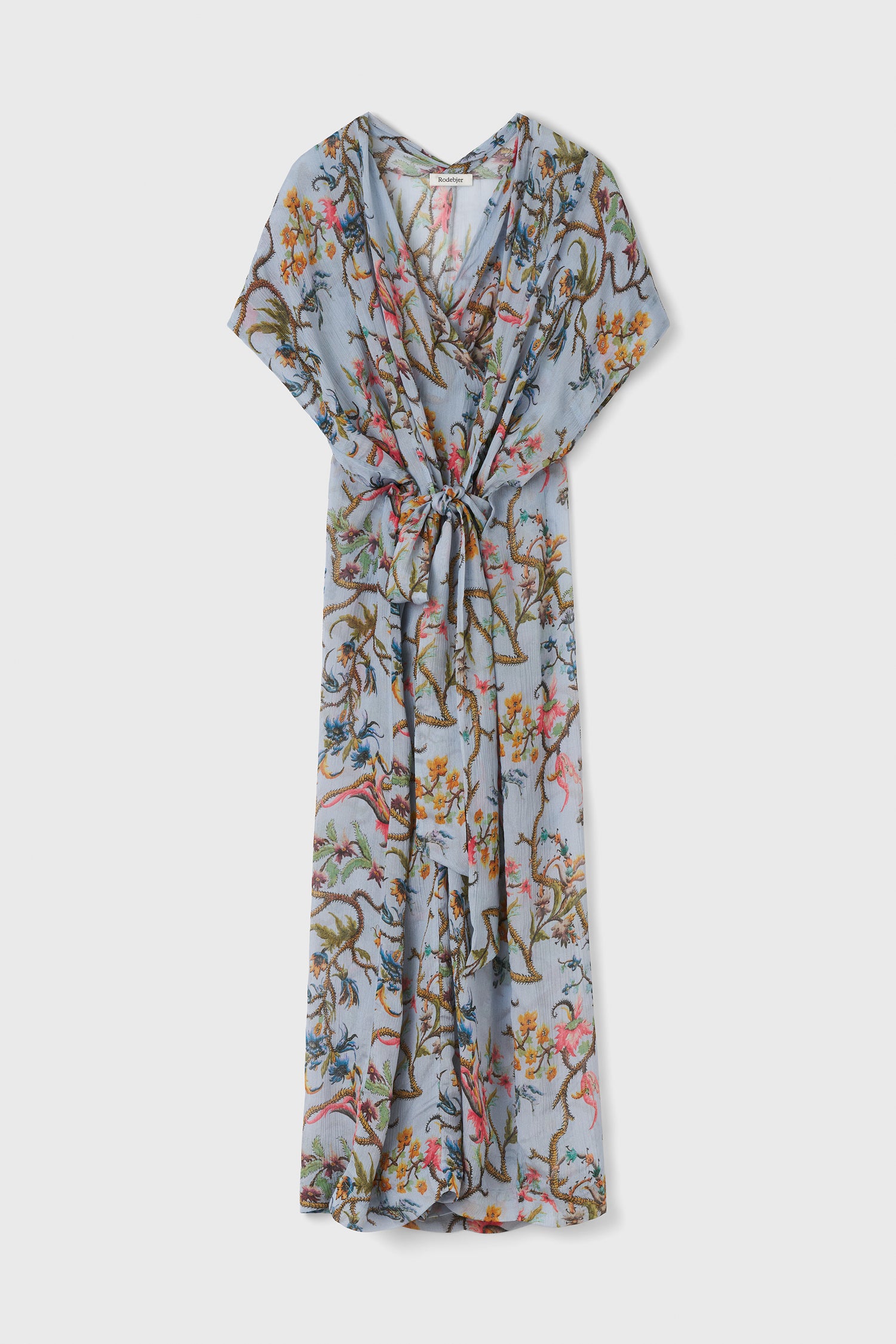 The Olympia wrap caftan dress in Trailing