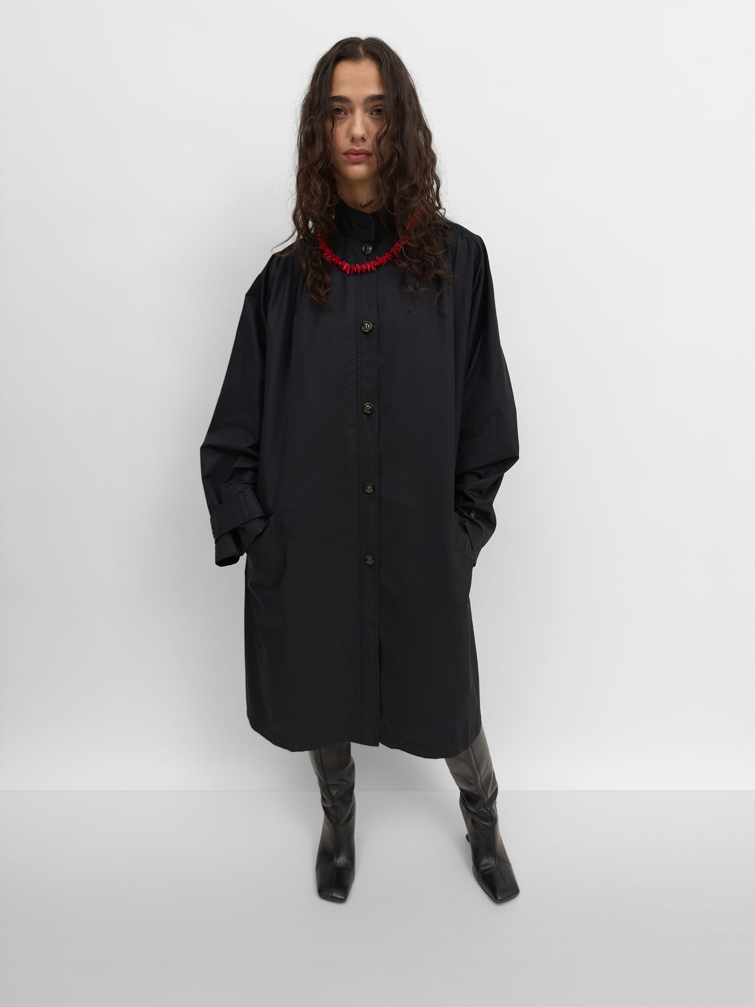 The Opal cotton car coat