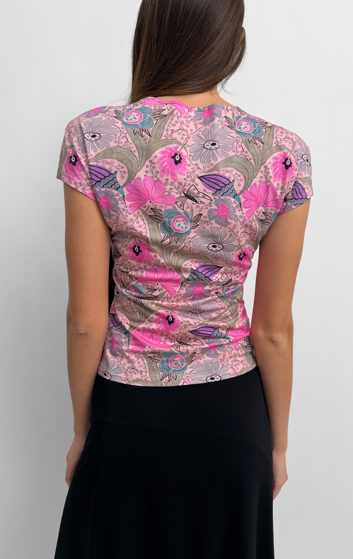 The Otta cap sleeve tricot top in Ducharne