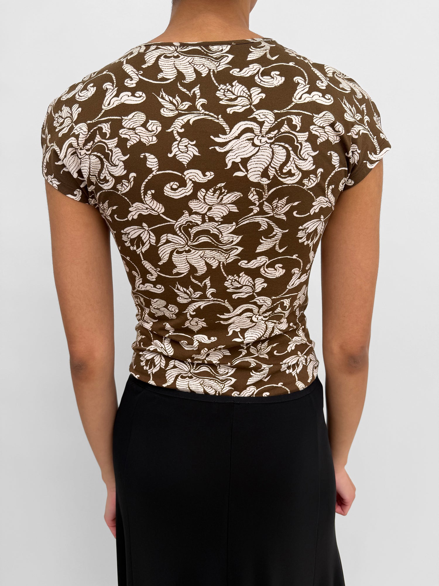 The Otta cap sleeve dance top in French Lily