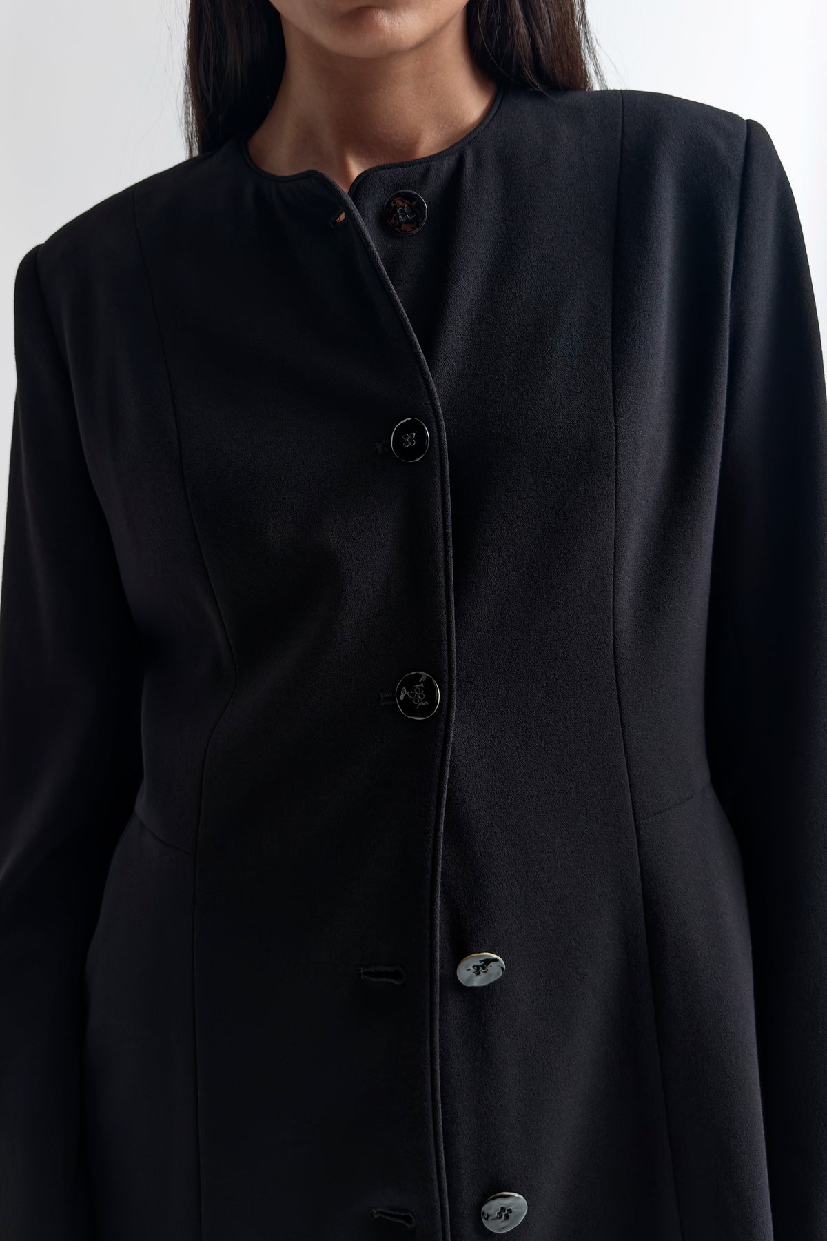 The Ouri cinched soft blazer jacket