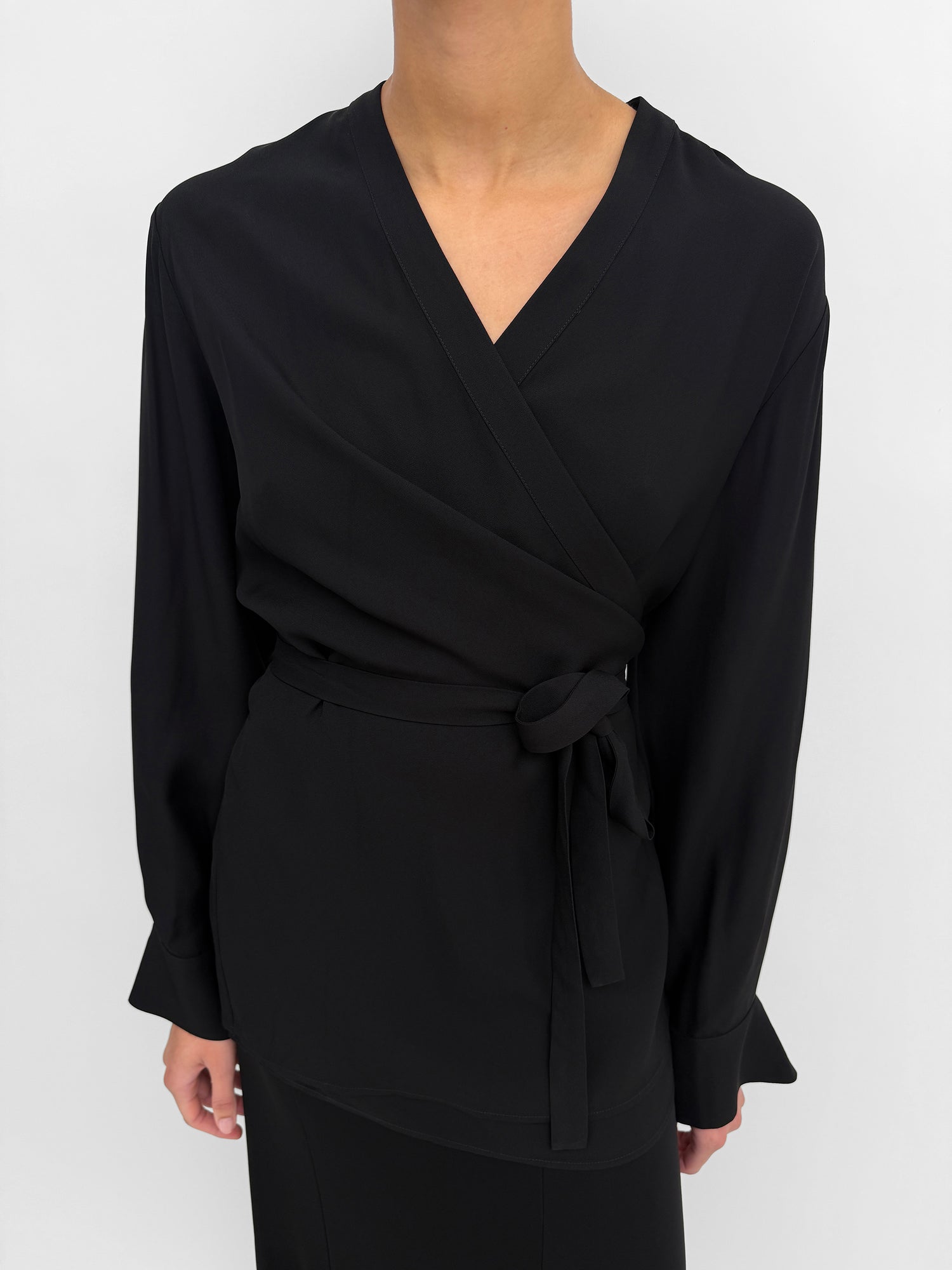 The Palmer wrap blouse