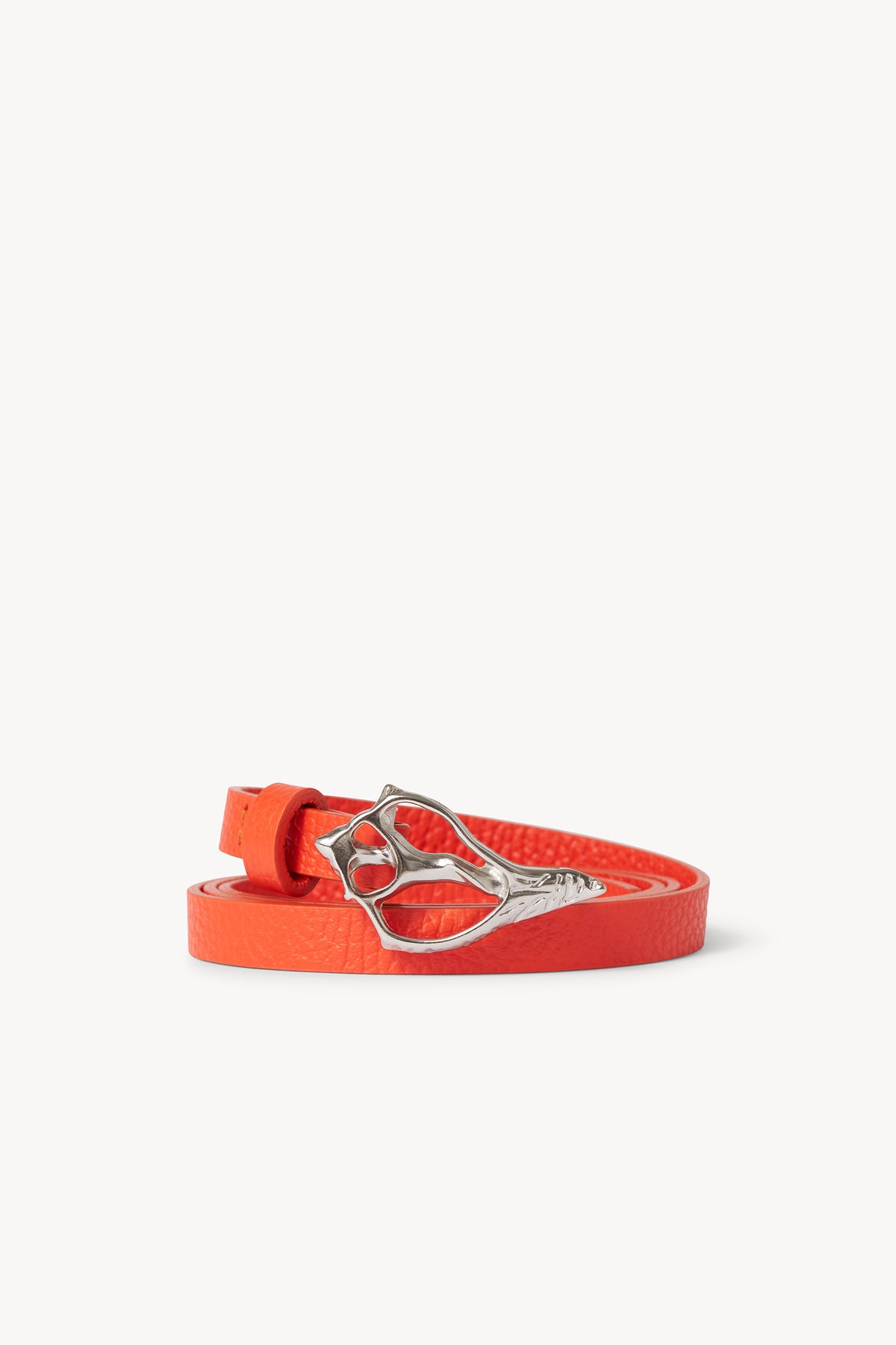 The Petit Seashell pebble leather belt