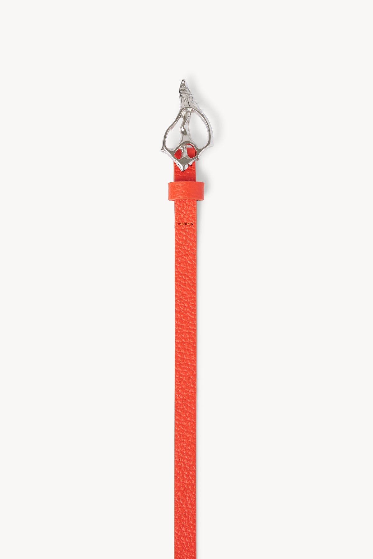 The Petit Seashell pebble leather belt