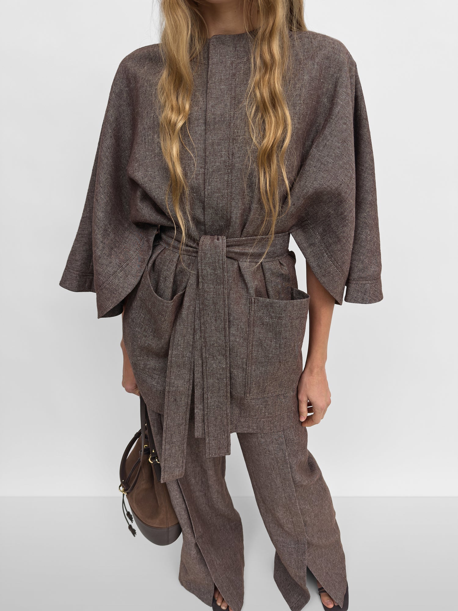 The Pinto lino twill coat