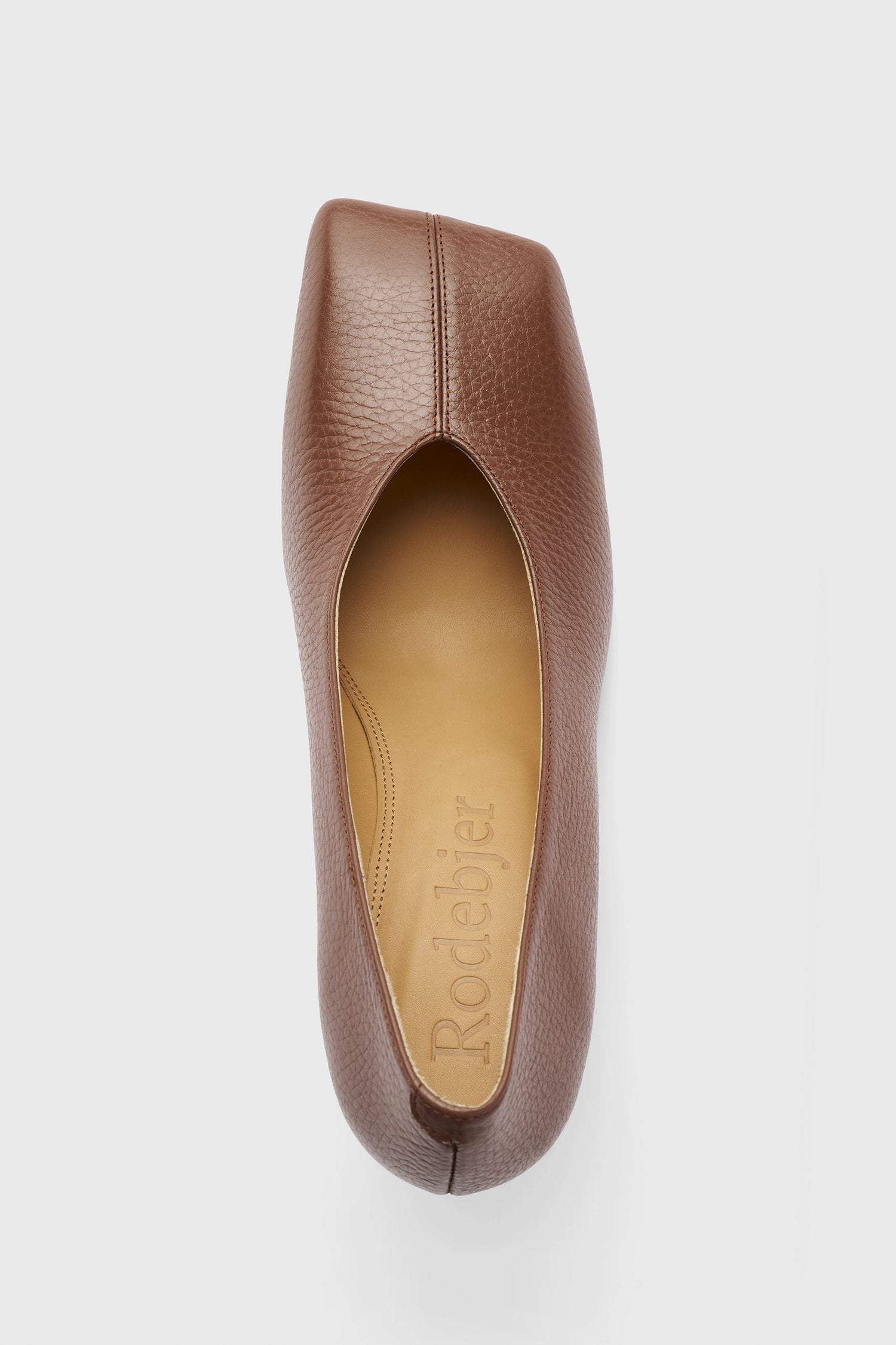 The Polka pebble leather pump