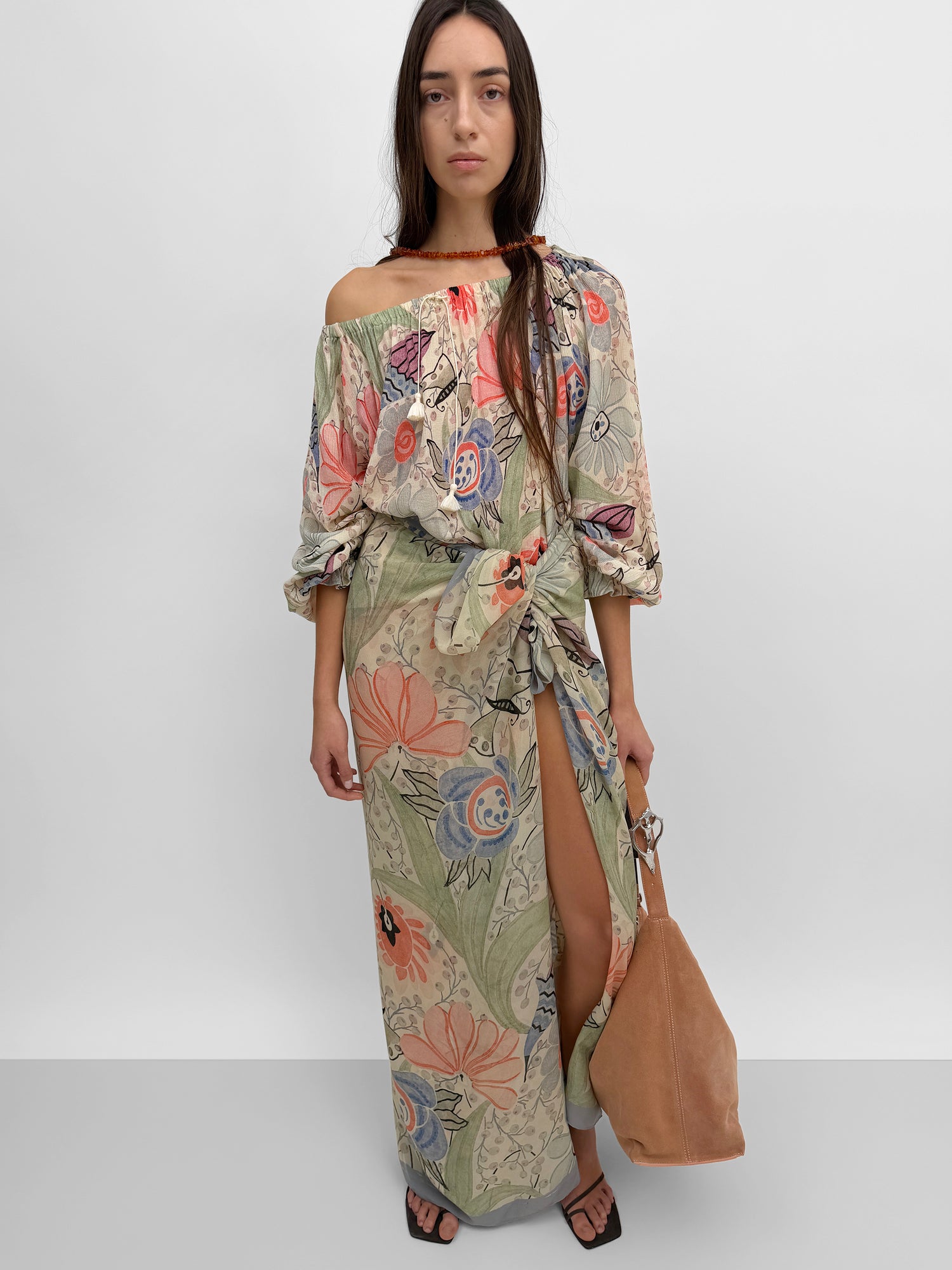 The Salvia plissé singoalla top