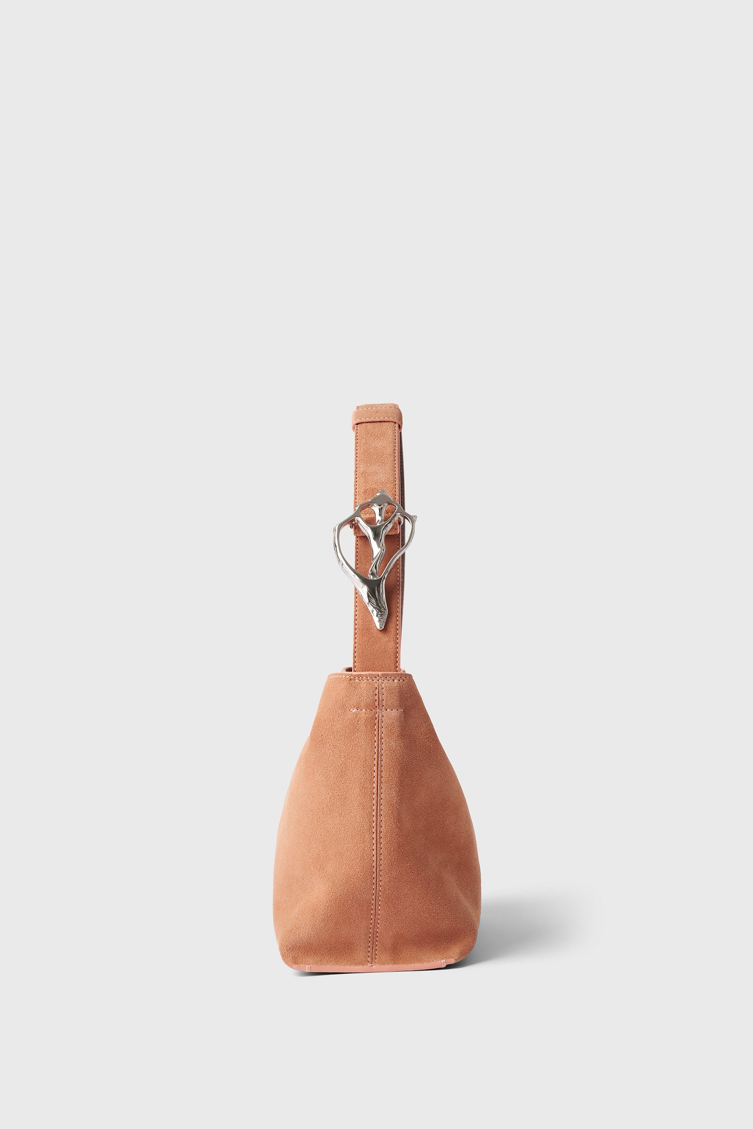 The Shell suede mini tote