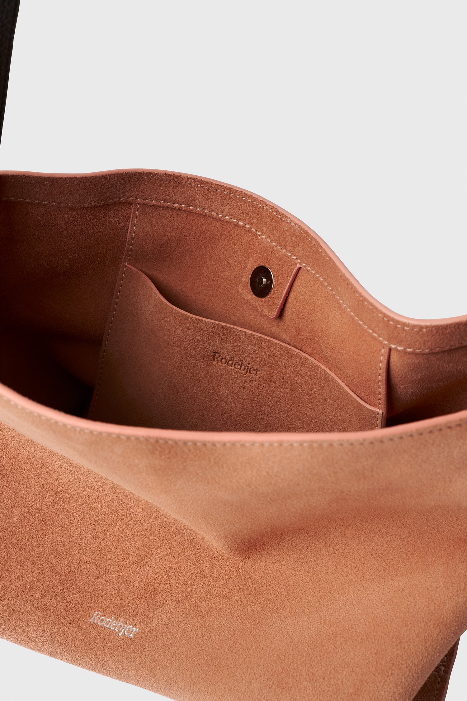 The Shell suede mini tote