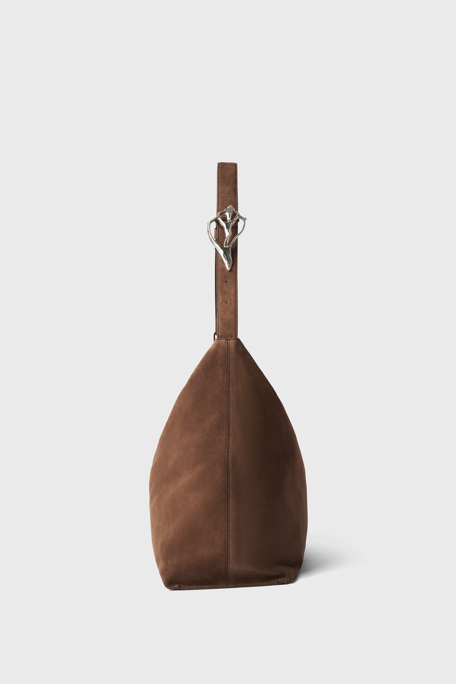 The Seashell suede tote