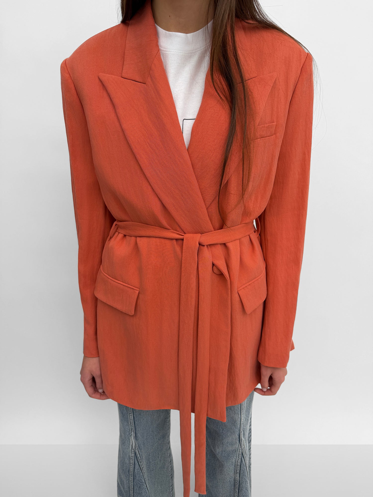 The Stand tencel constructed blazer
