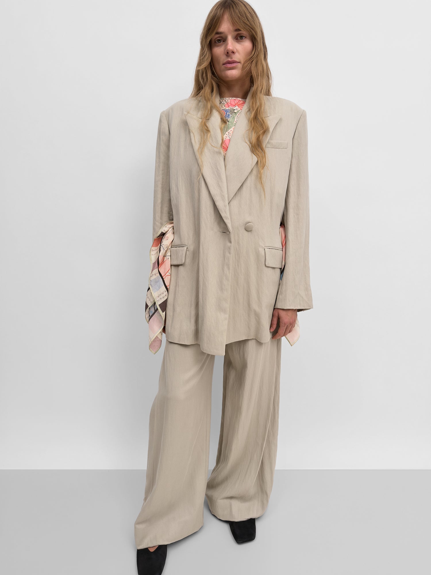 The Stand tencel constructed blazer