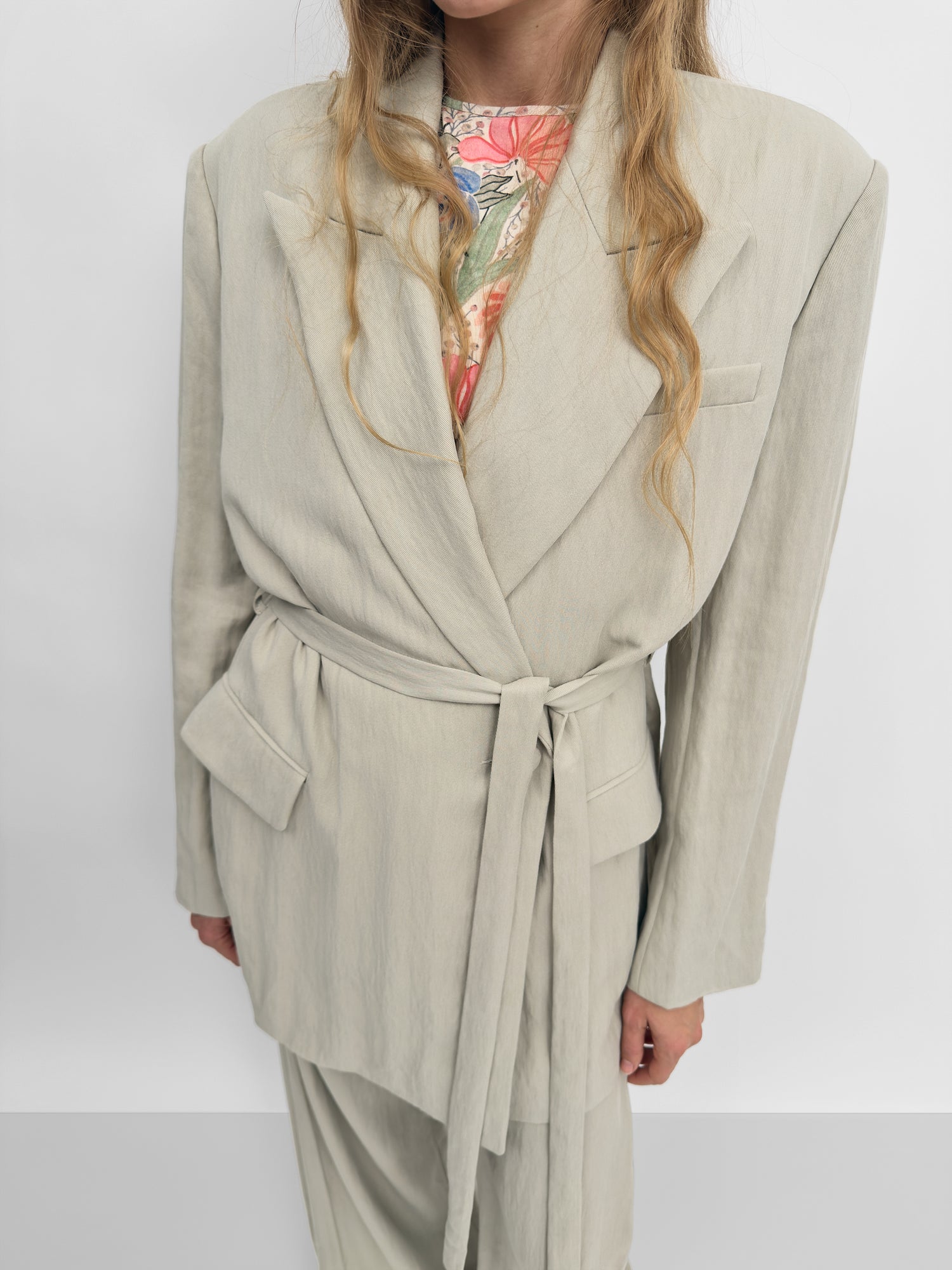 The Stand tencel constructed blazer