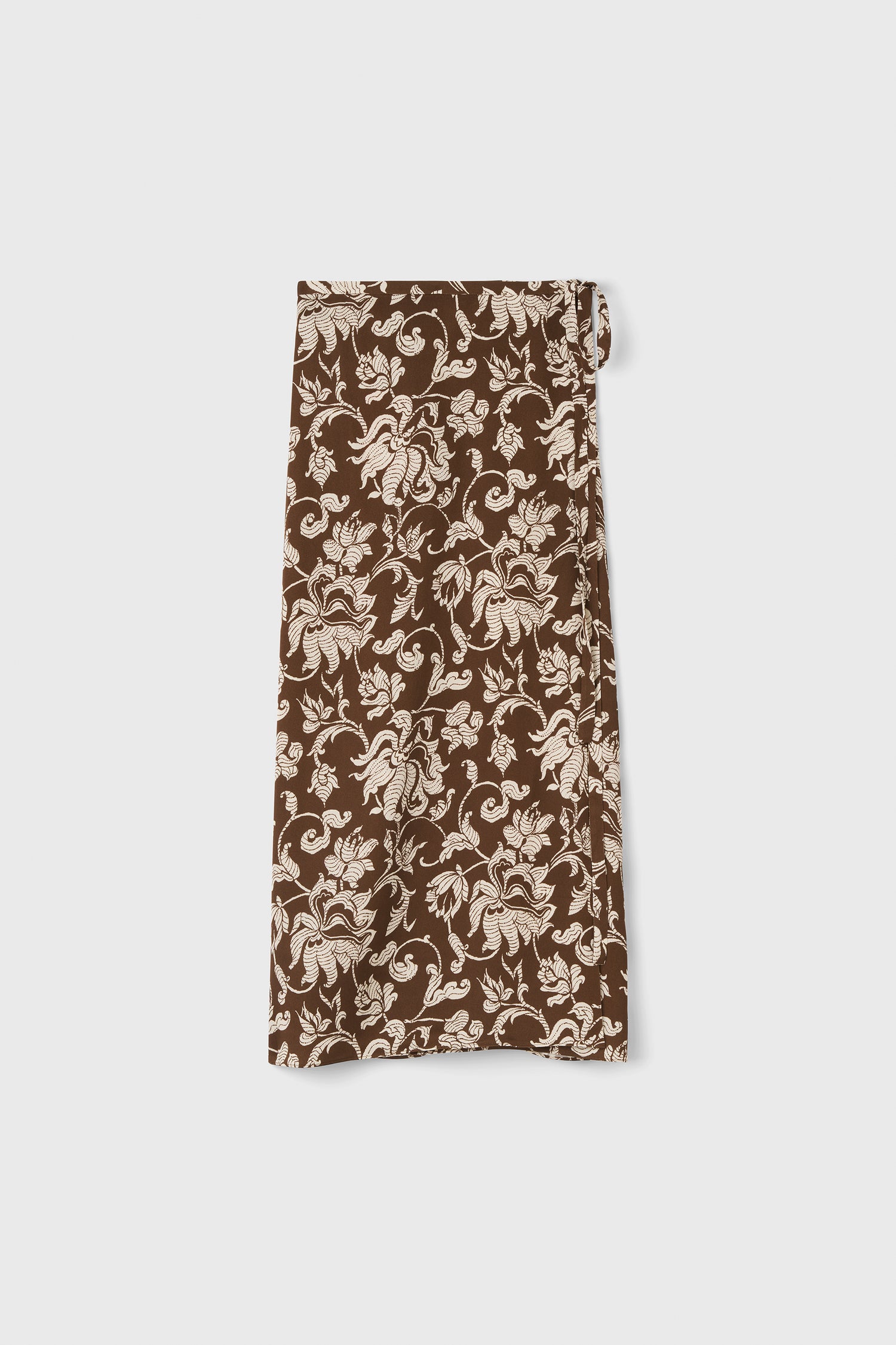 The Verona wrap pencil skirt in French Lily