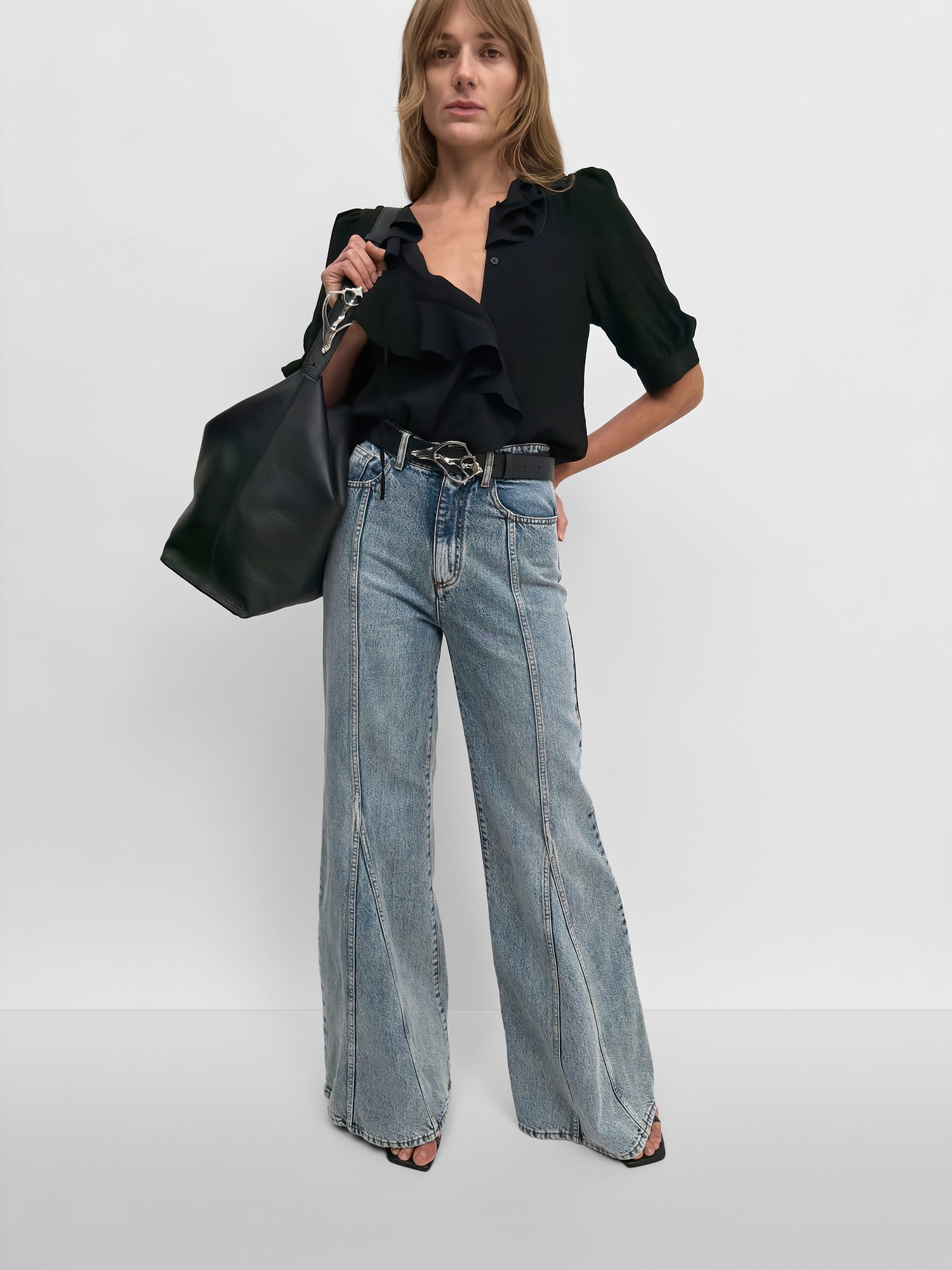 The Wiona denim wash pant