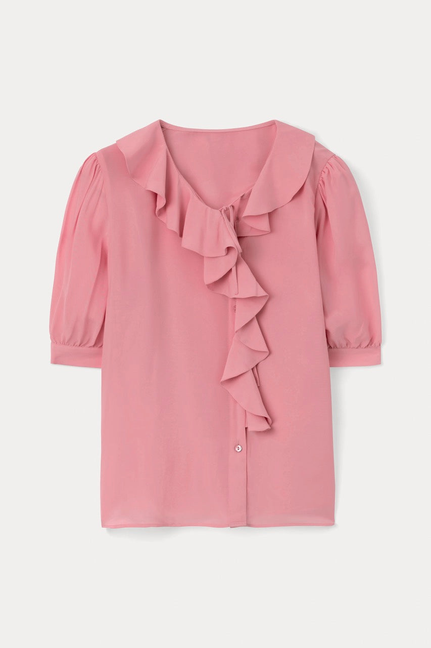 The Xilla flounce blouse