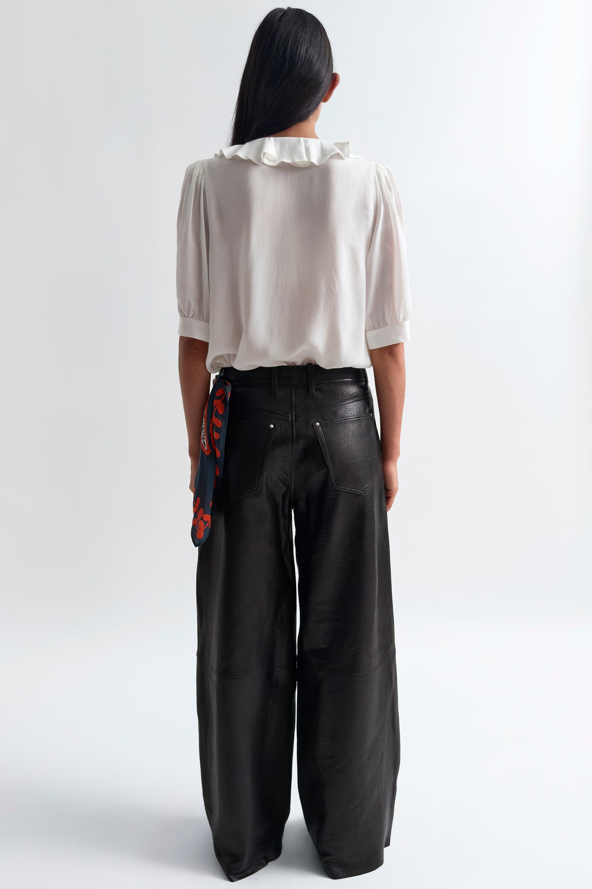 The Xilla flounce blouse