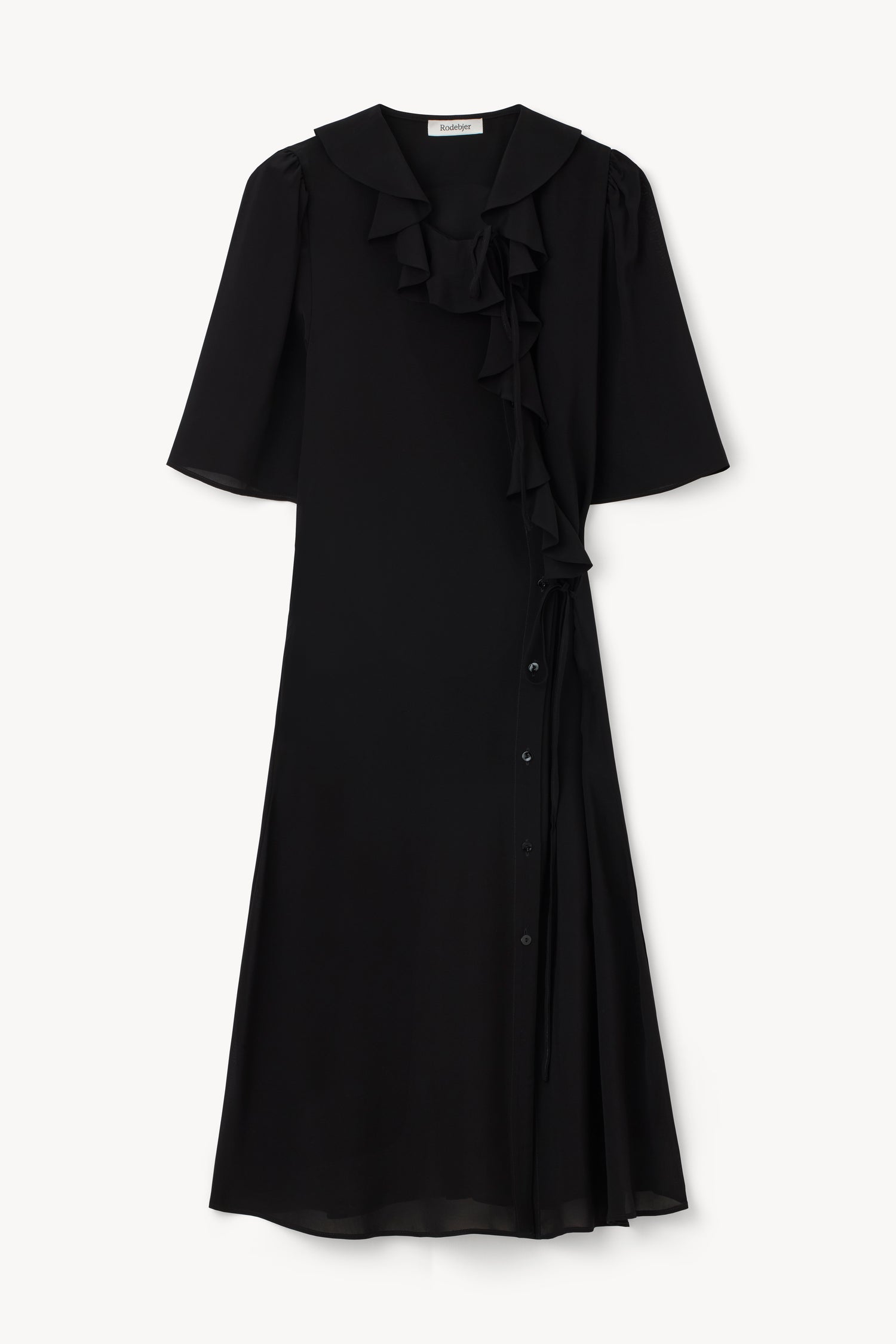 The Ximena flounce midi dress