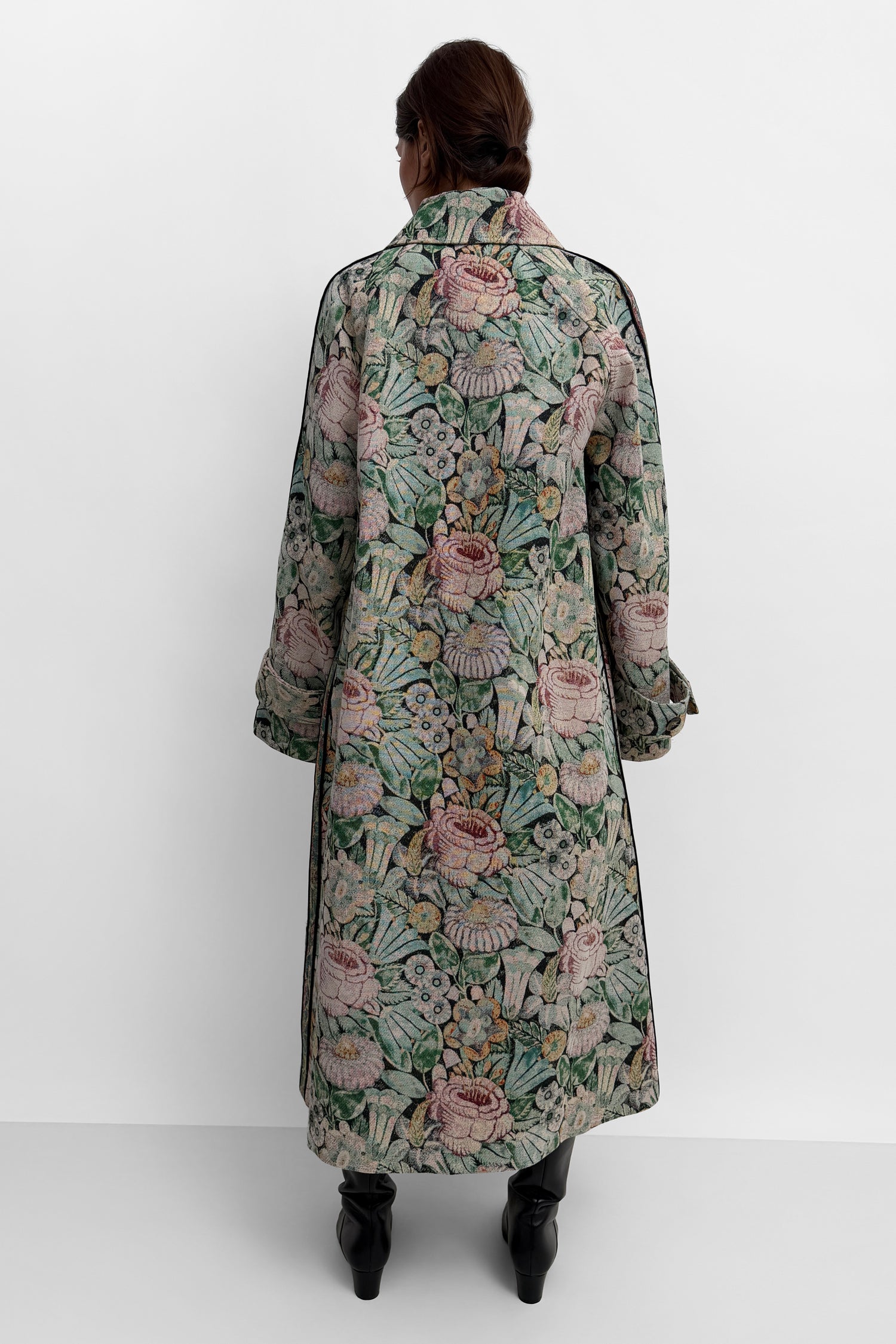 The Yuna jacquard coat