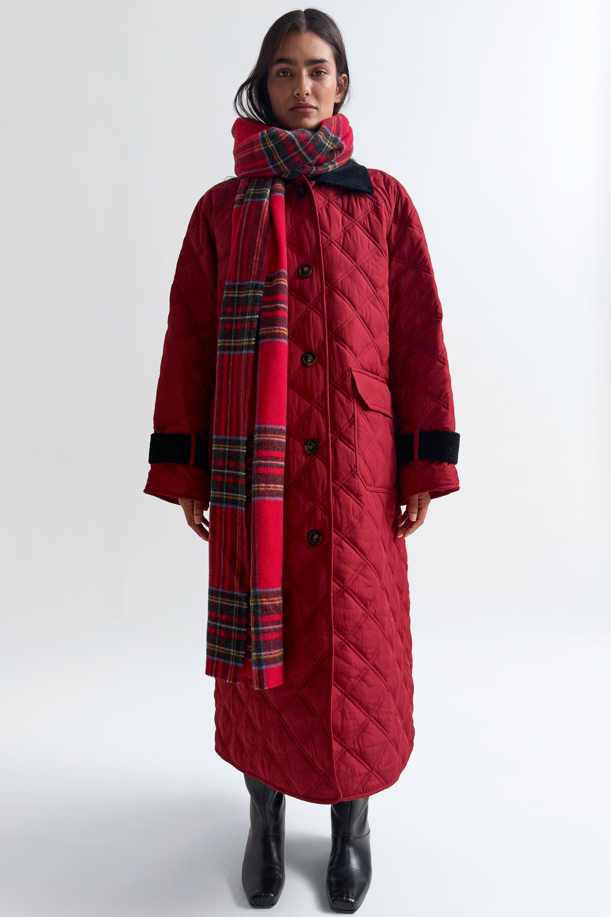 The Yuna equestrain quilt coat