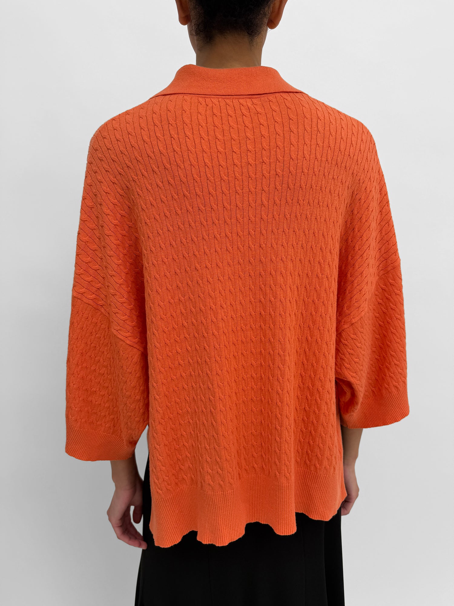 The Adore cable cotton linen sweater