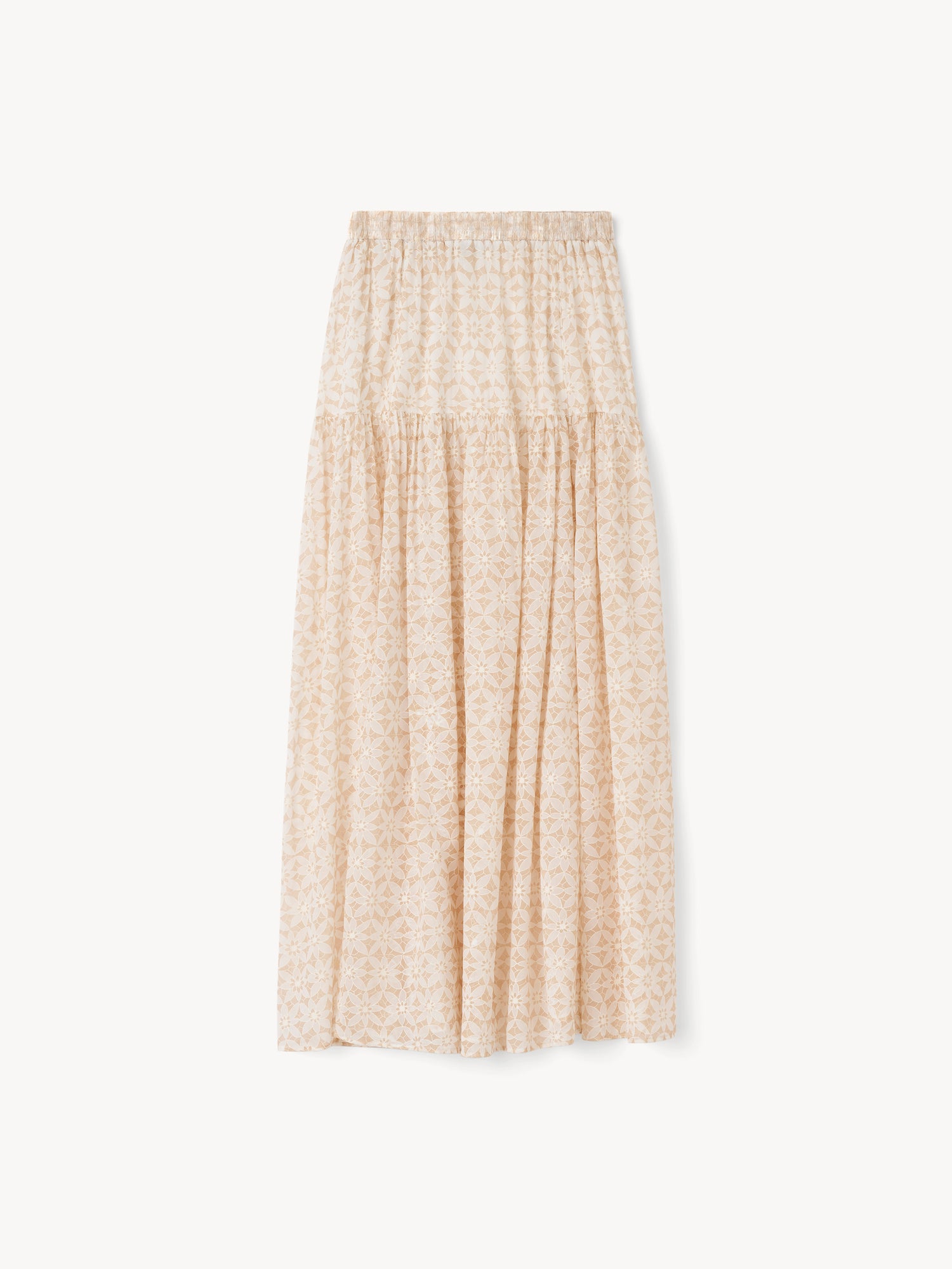 The Asti lace print skirt