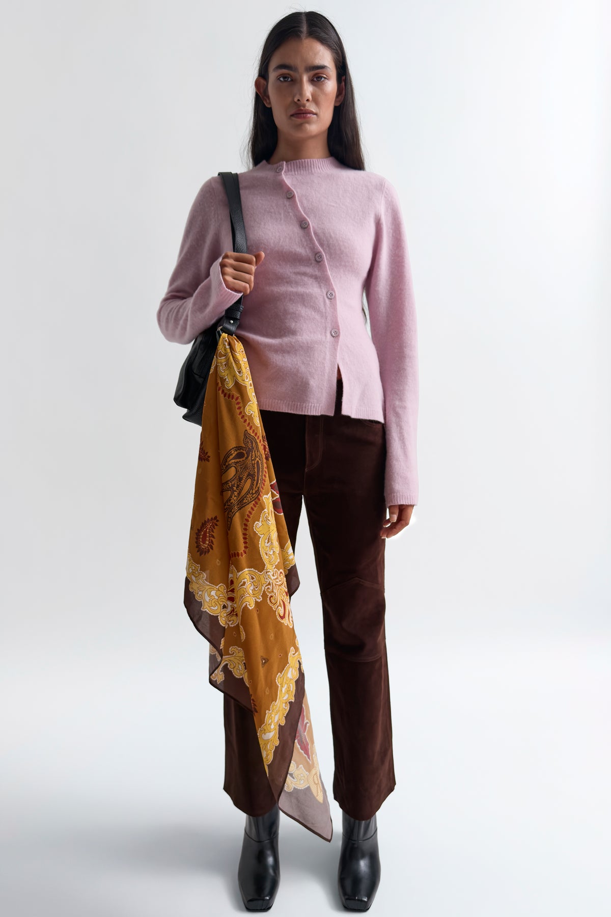 The Judia fitted merino cardigan sweater