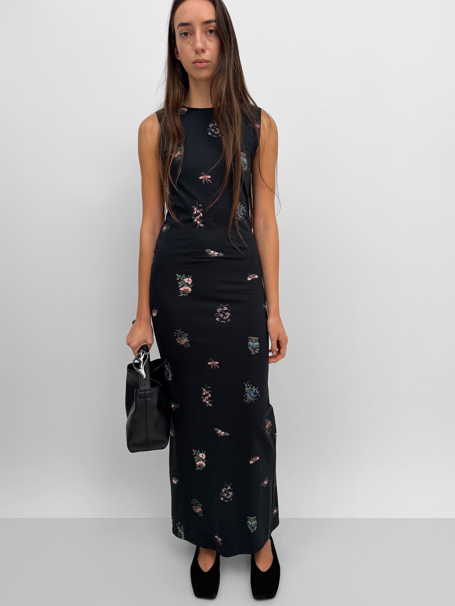 The Kenzie sleeveless tricot dress