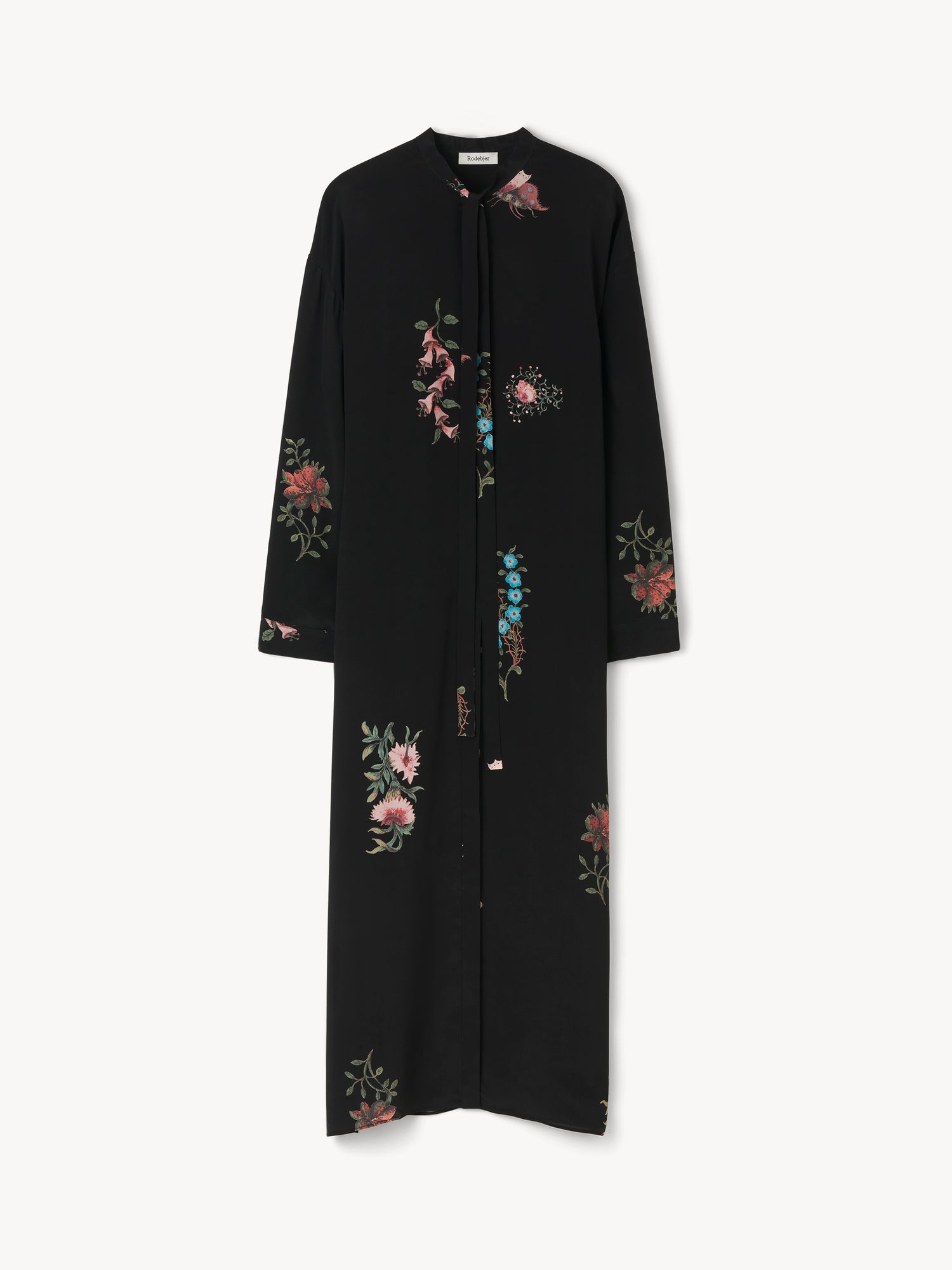 The Martini light silk shirt dress in Duchess