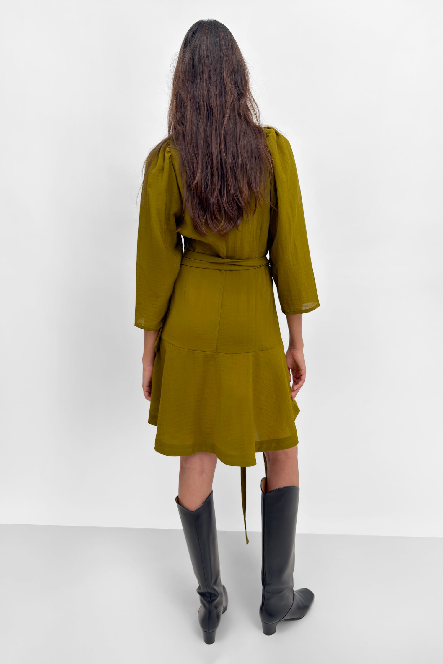 The Milia mini-wrap dress