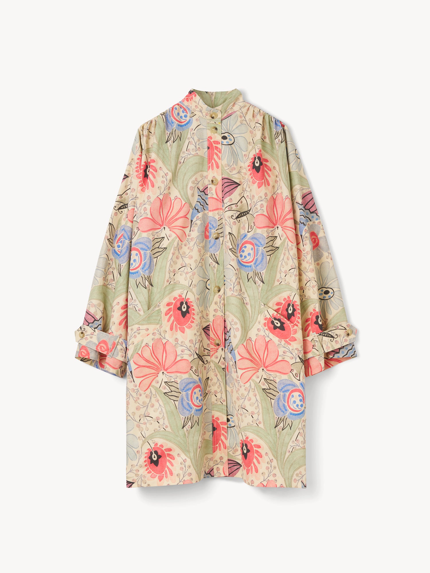 The Opal car coat in print