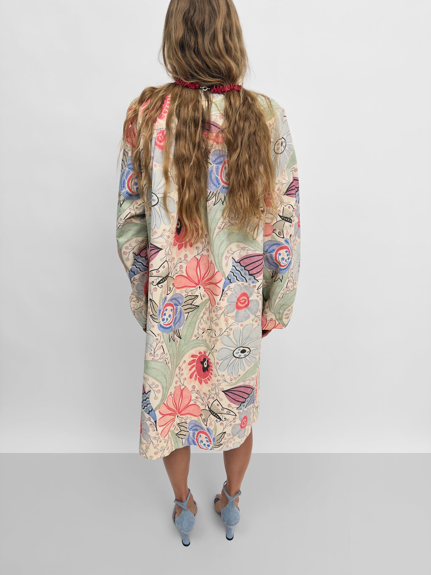 The Opal car coat in print