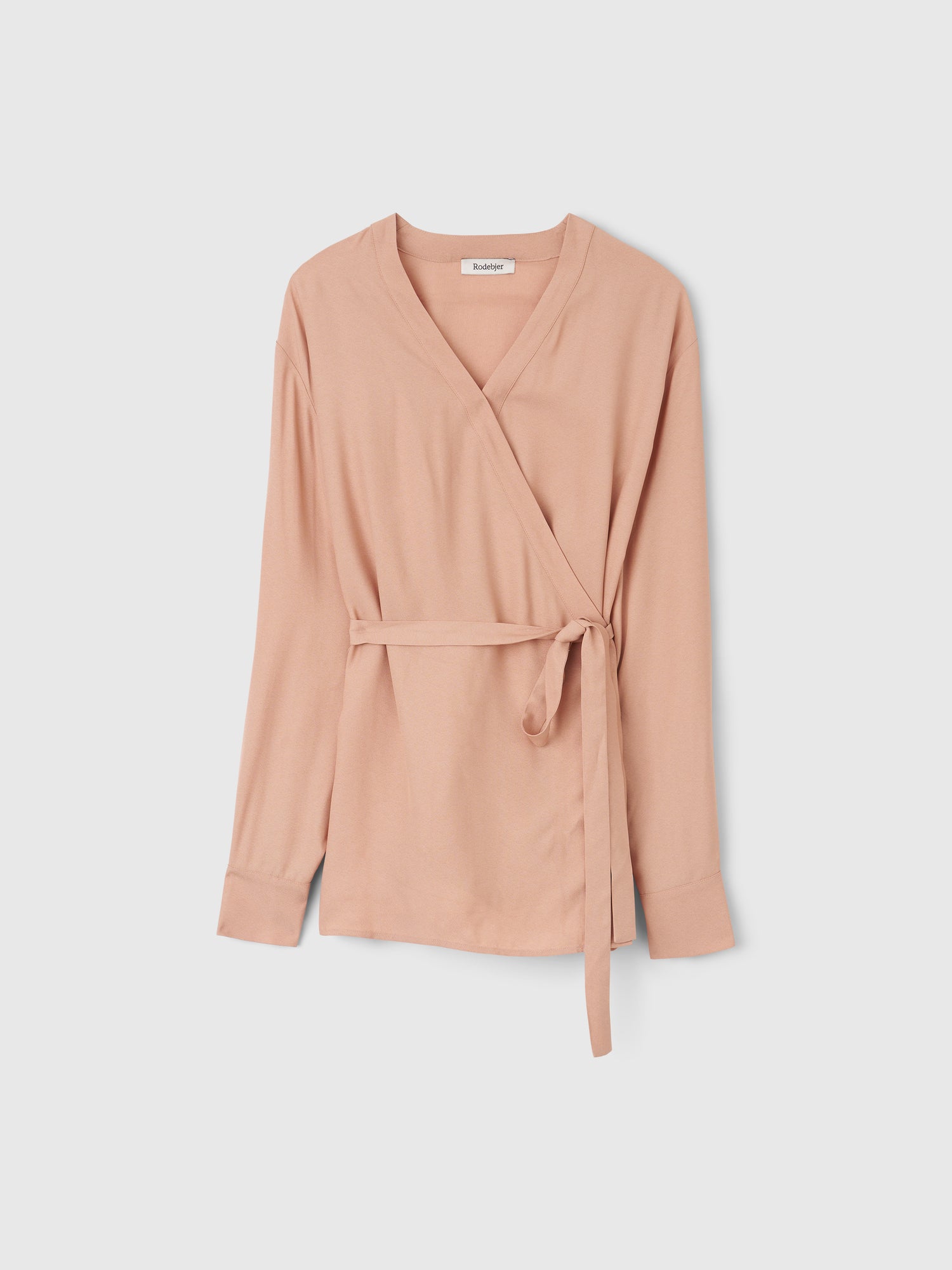 The Palmer wrap blouse in crepe