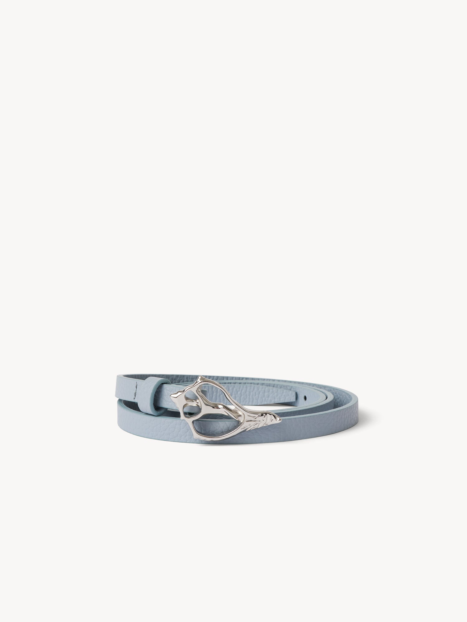 The Petit Seashell pebble leather belt