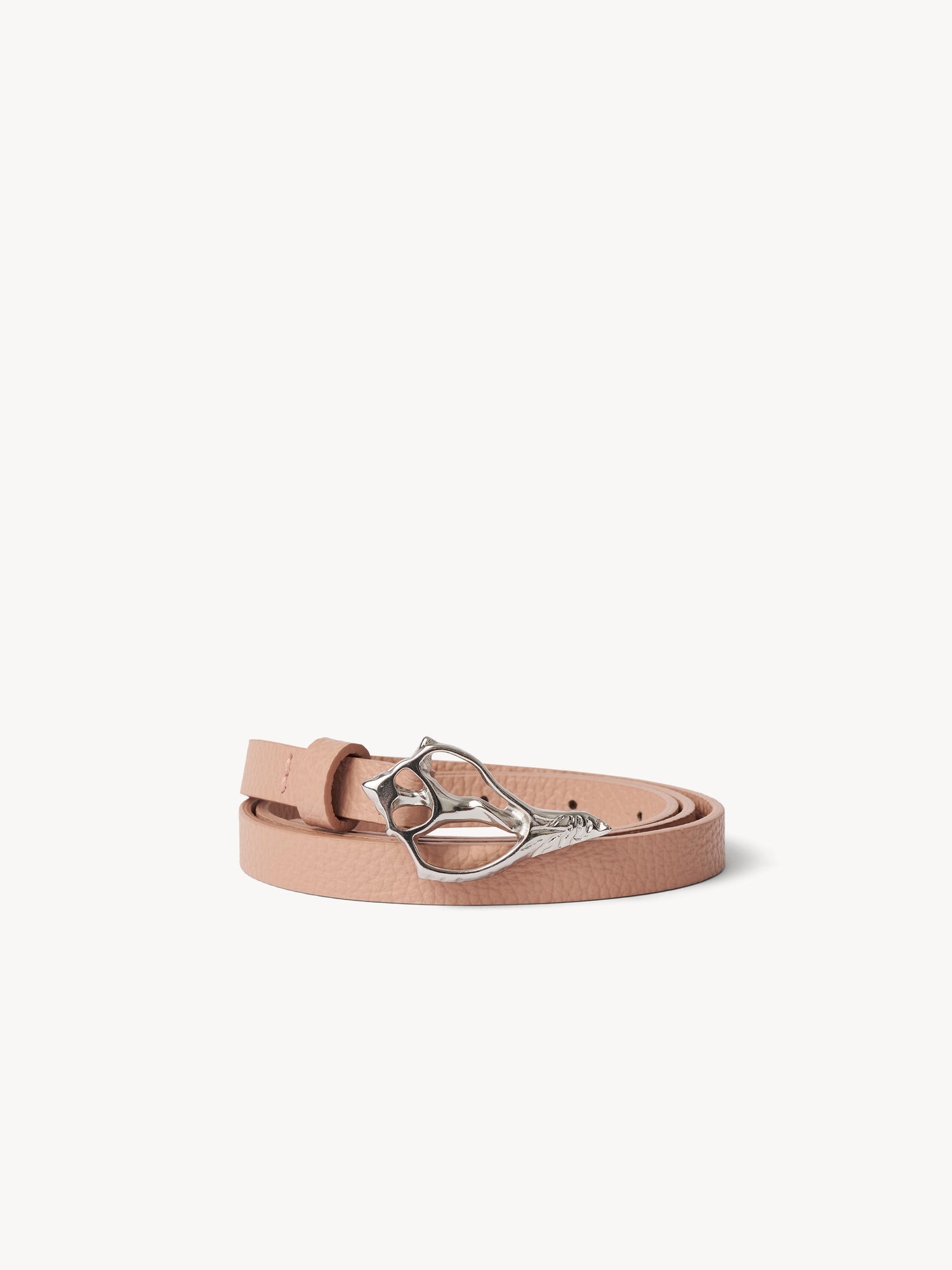 The Petit Seashell pebble leather belt