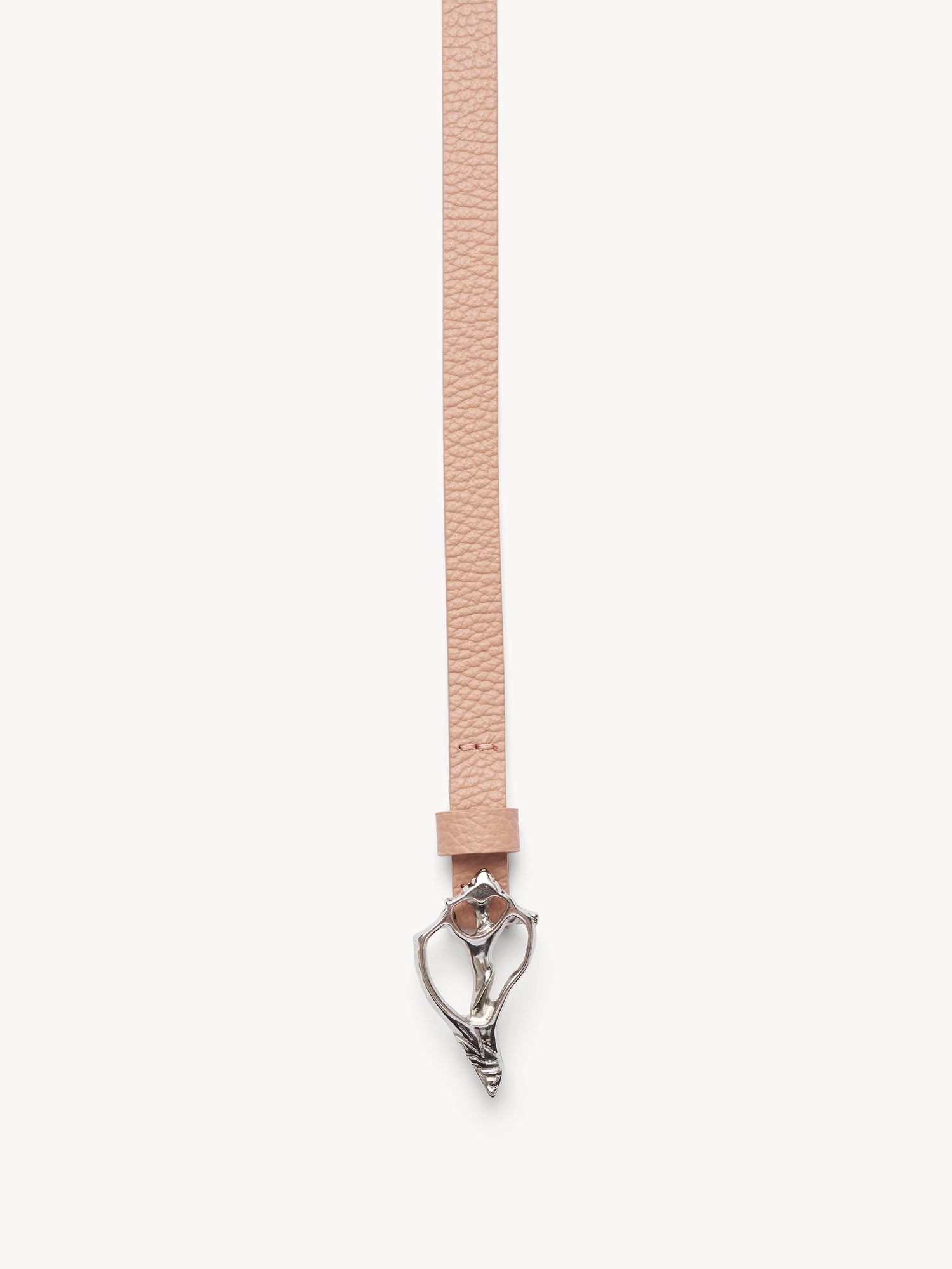 The Petit Seashell pebble leather belt