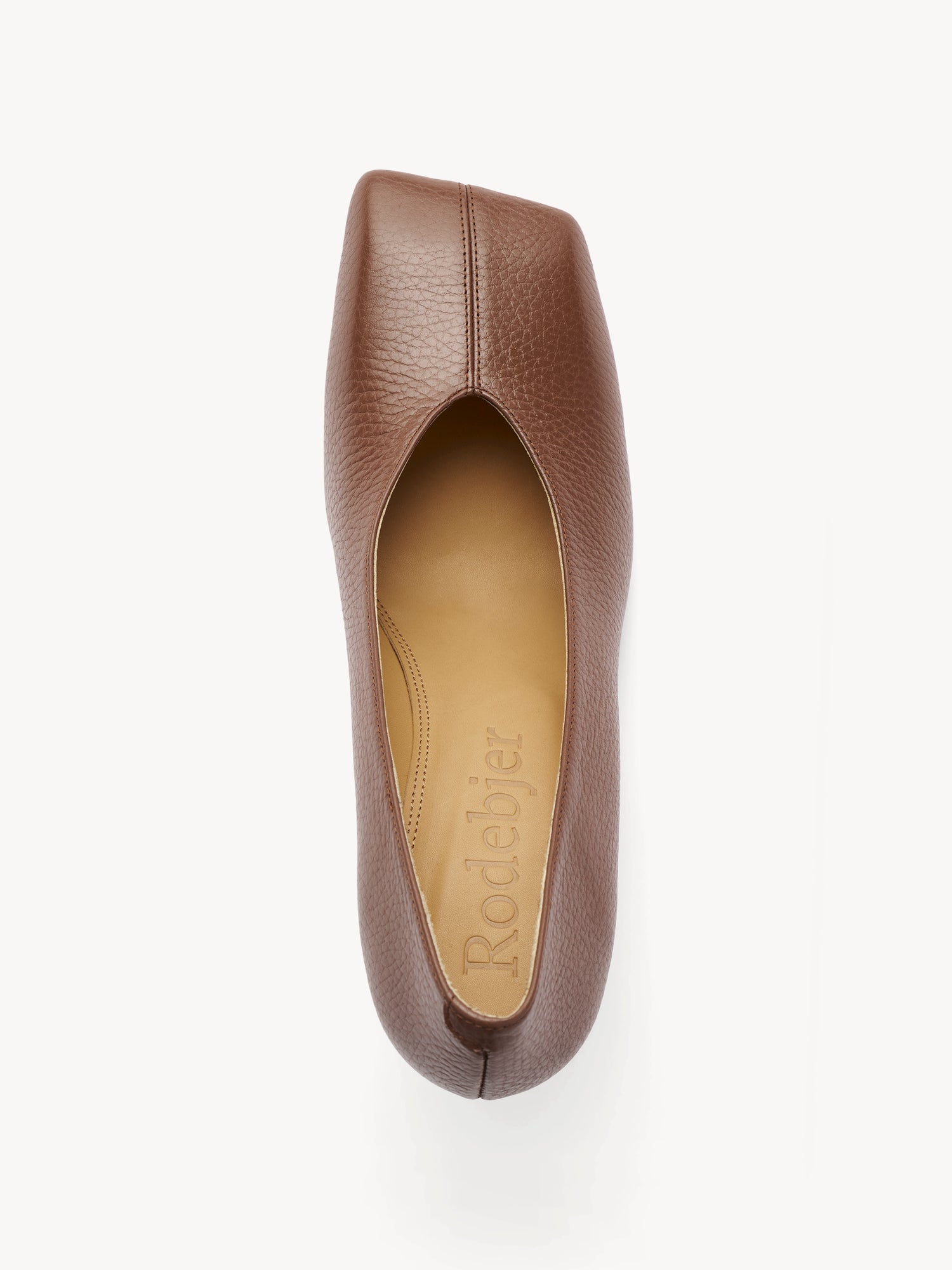 The Polka pebble leather pump