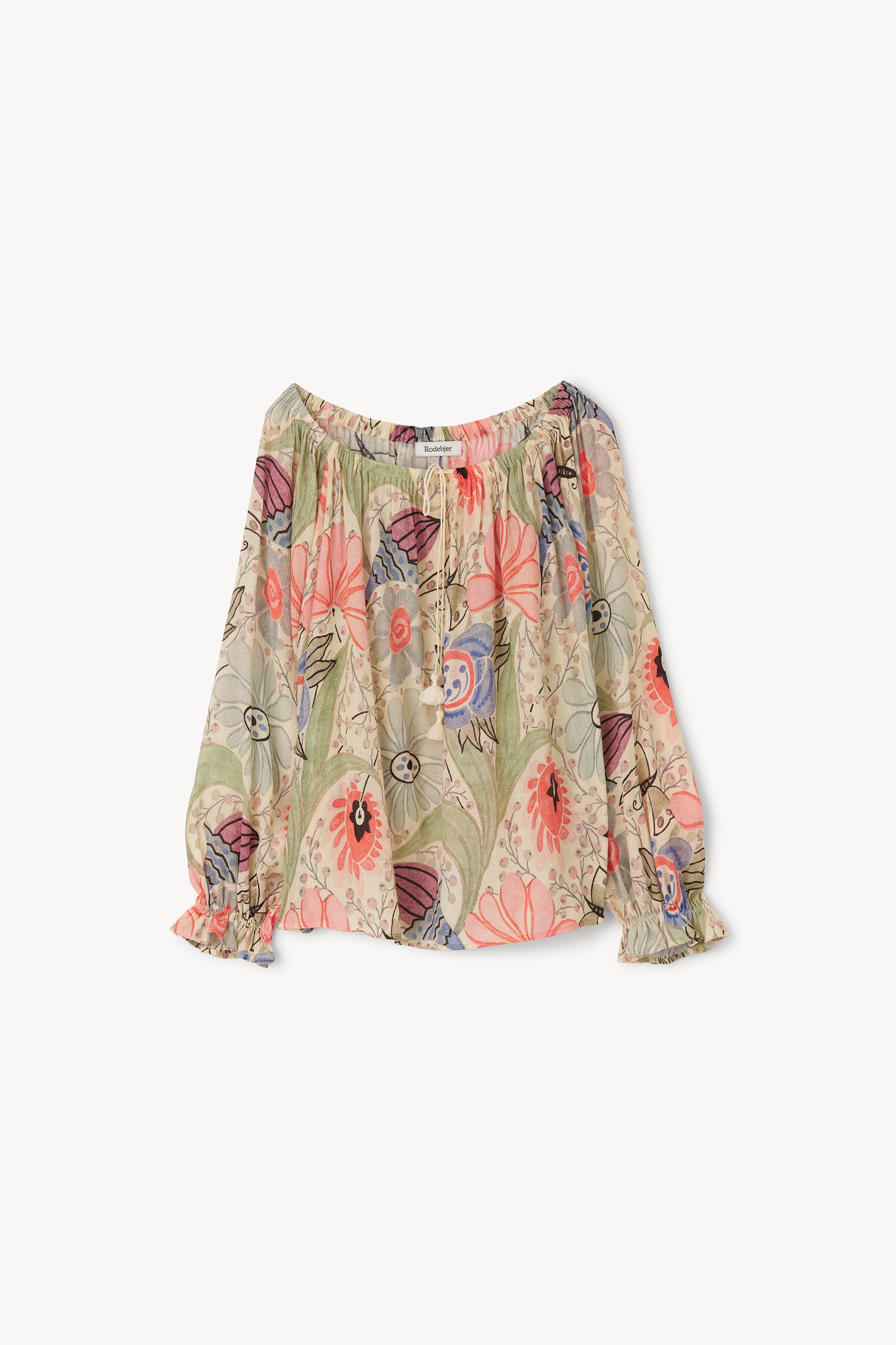 The Salvia plissé singoalla top