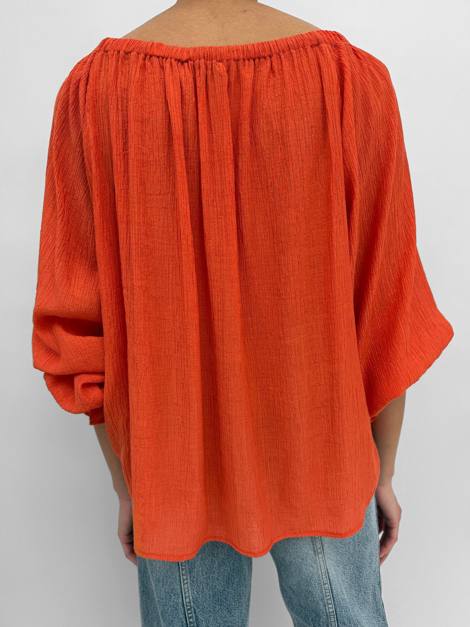 The Salvia plissé singoalla top