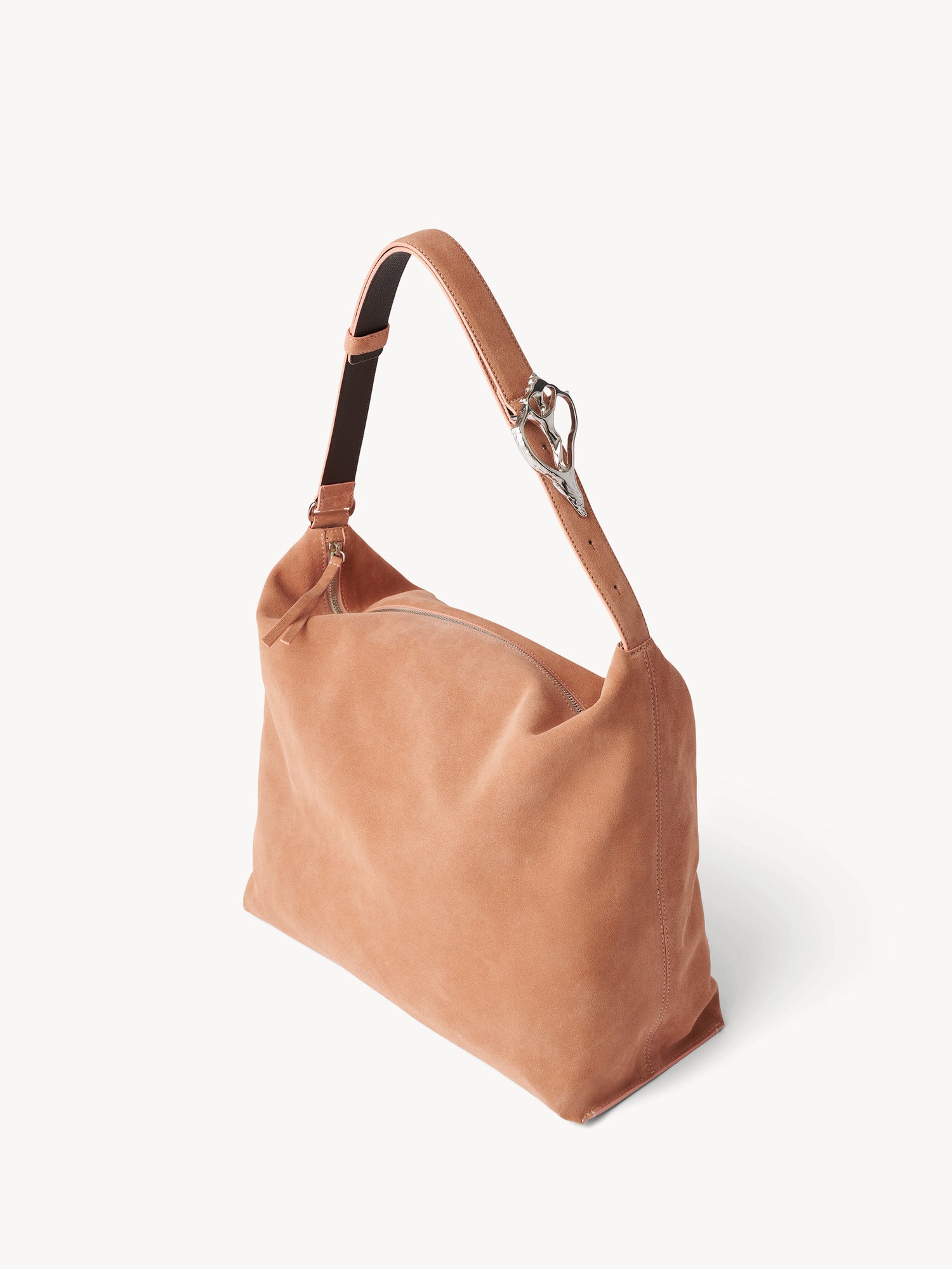 The Seashell suede tote