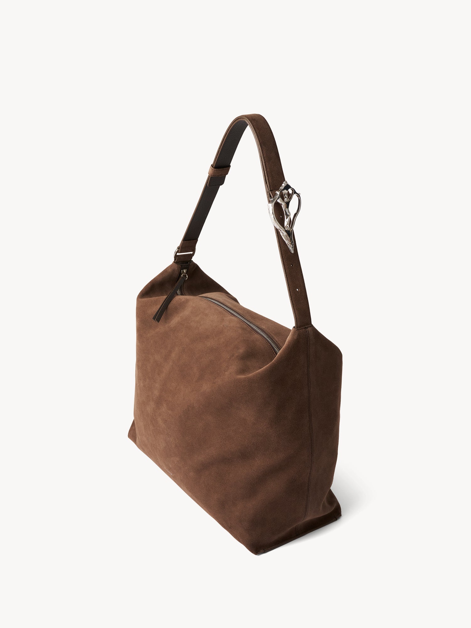 The Seashell suede tote