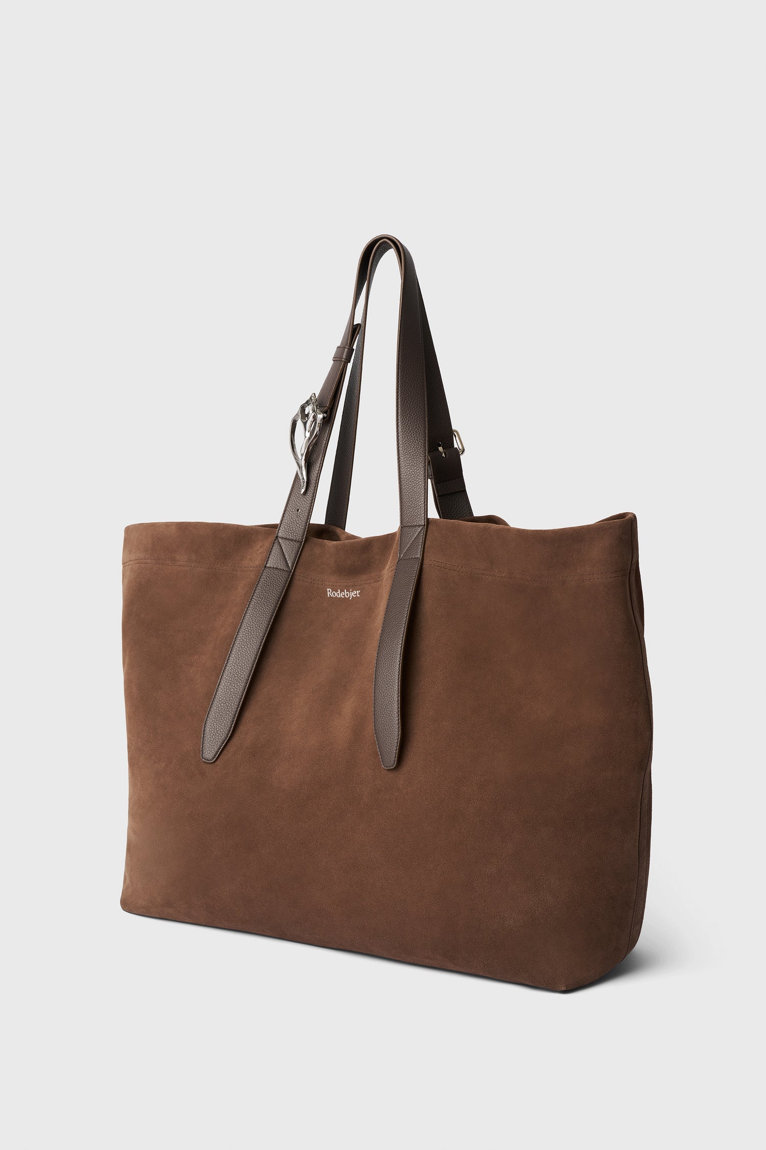 The Seashell suede over-dimensioned tote