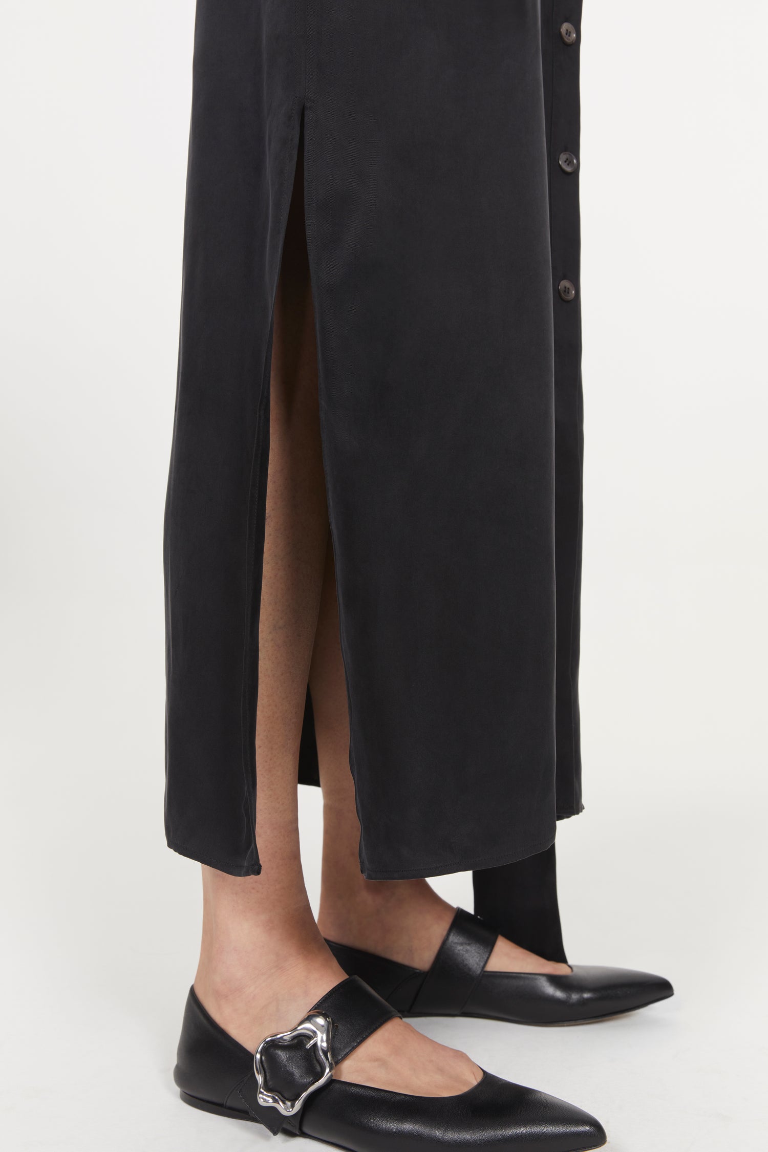 Apple peach twill dress