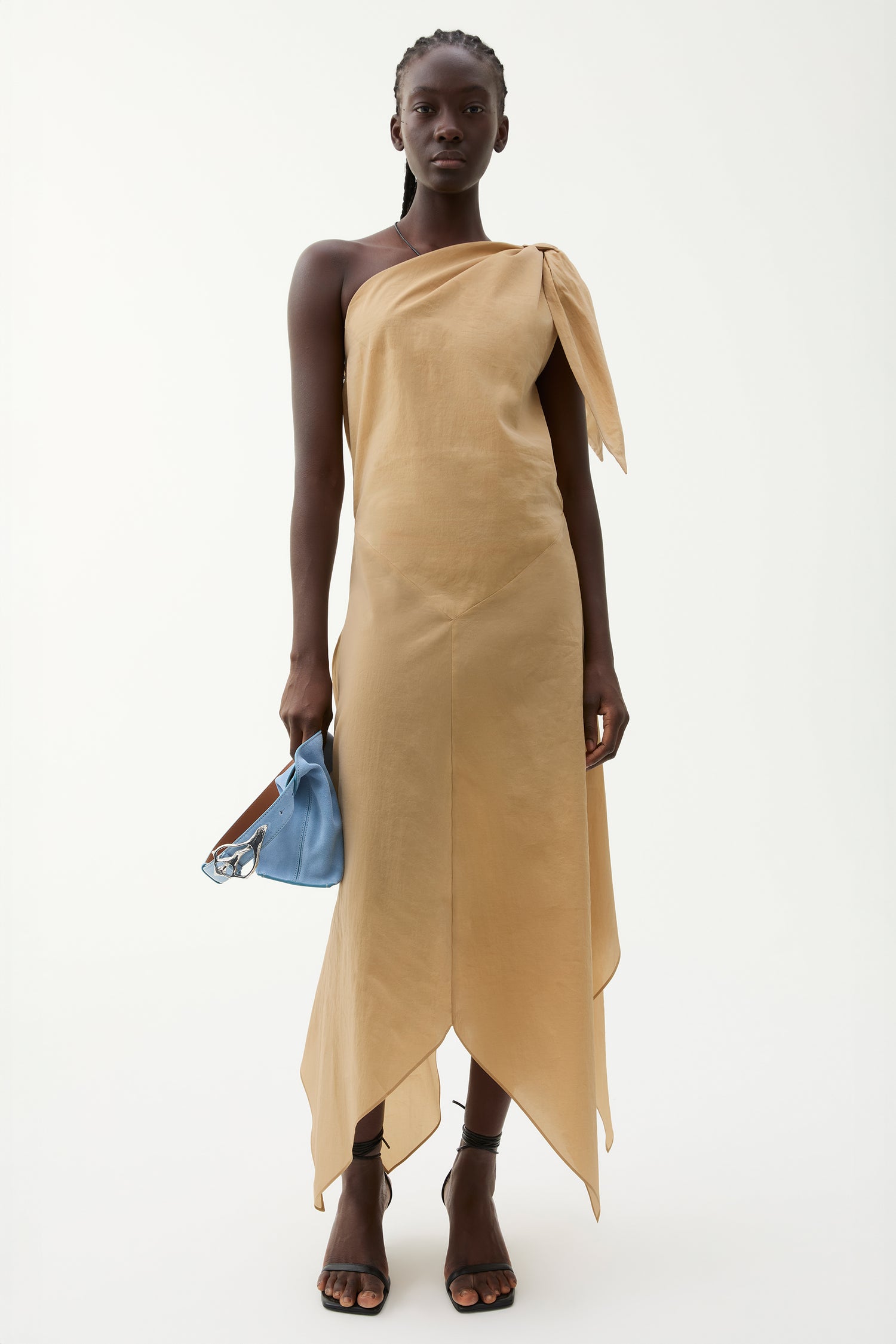 Spring crinkled dress