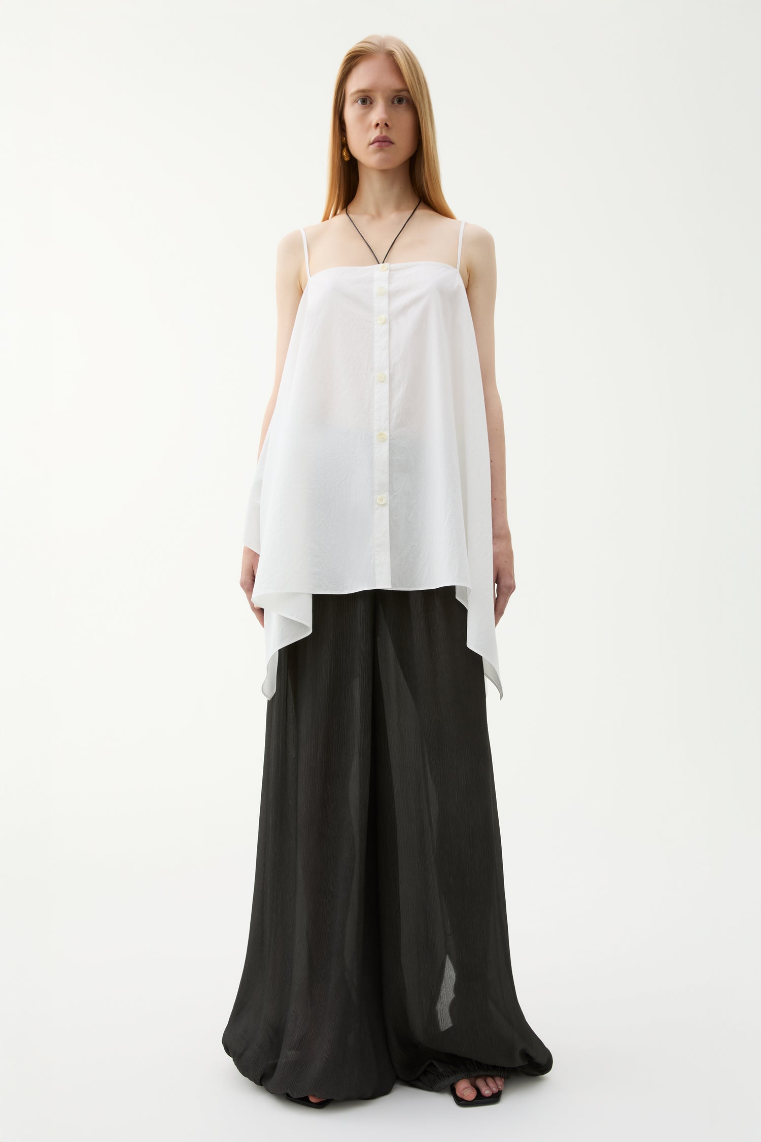 Sheet cotton blouse